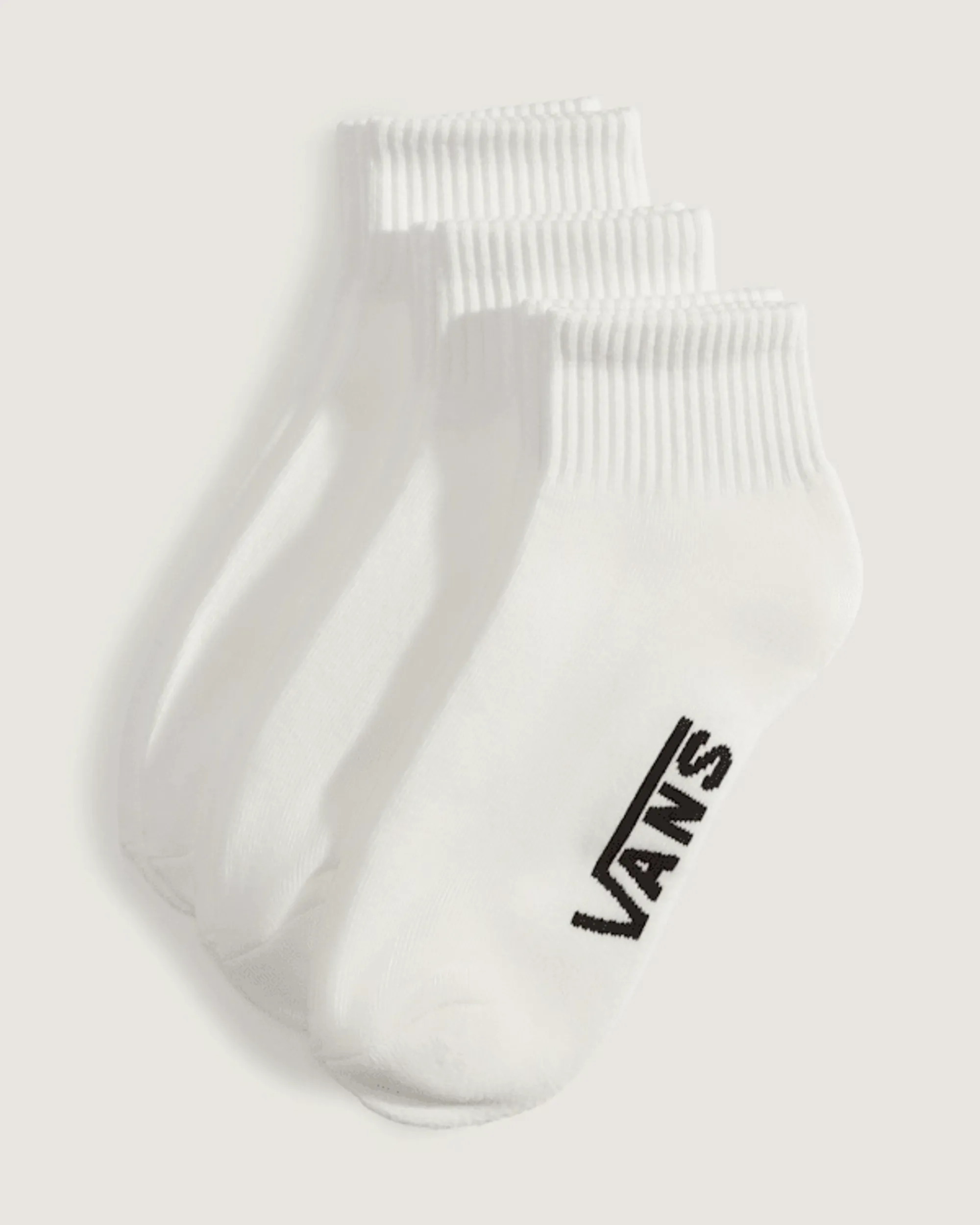 Vans - Classic Quarter Crew Socks (3 Pairs), Man, White
