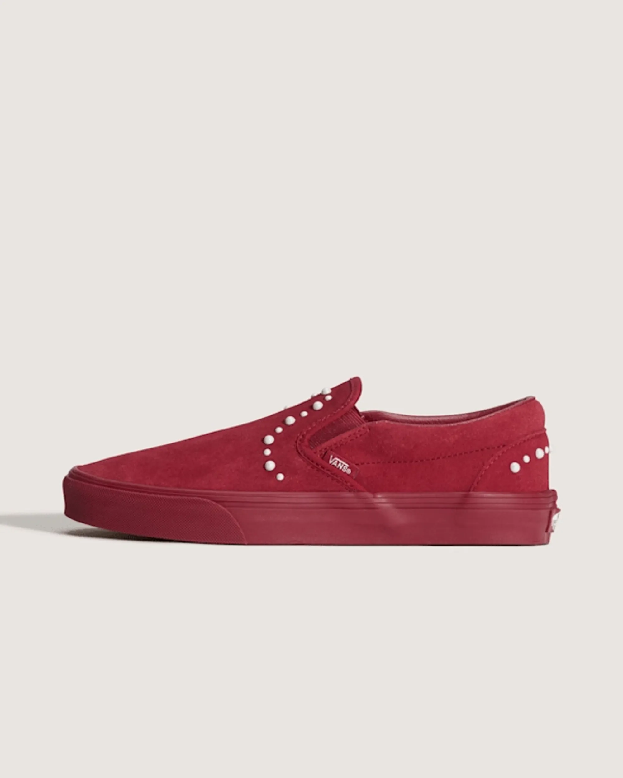 Vans - Classic Slip-On Shoes, Man, Burgundy