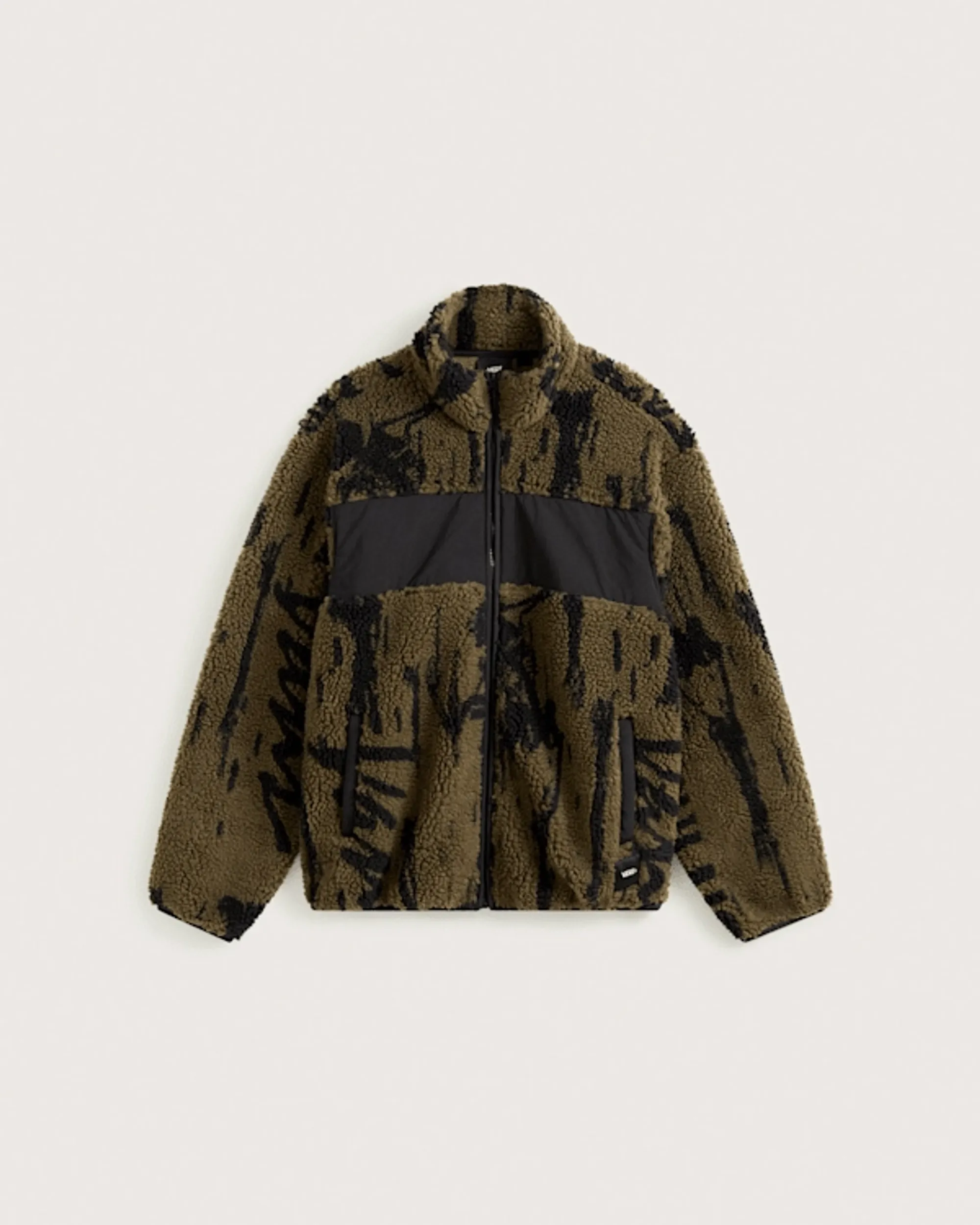 Vans - Stiller Pile Fleece Full-Zip Jacket, Man, Brown