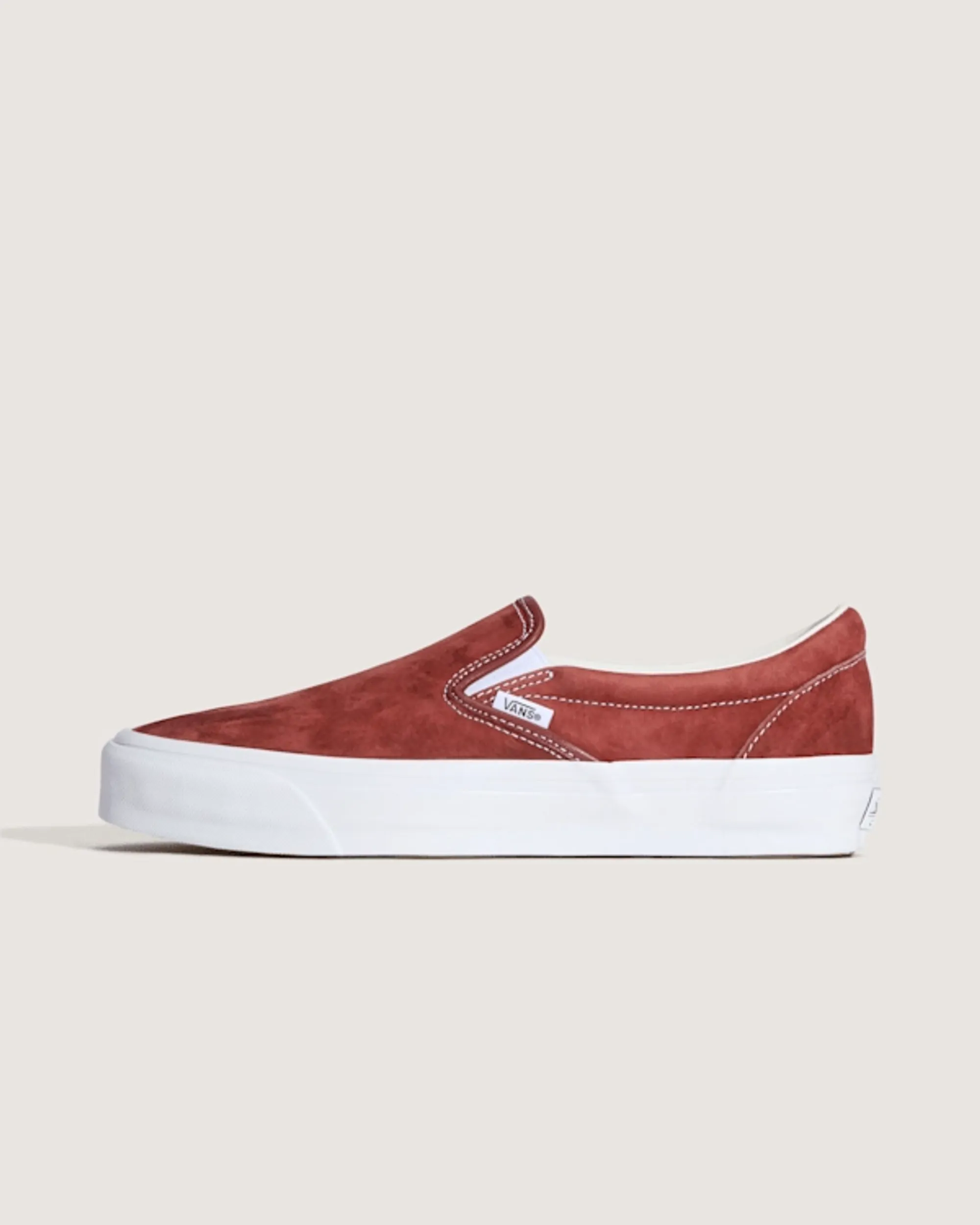 Vans - Premium Classic Slip-On Shoes, Man, Burgundy