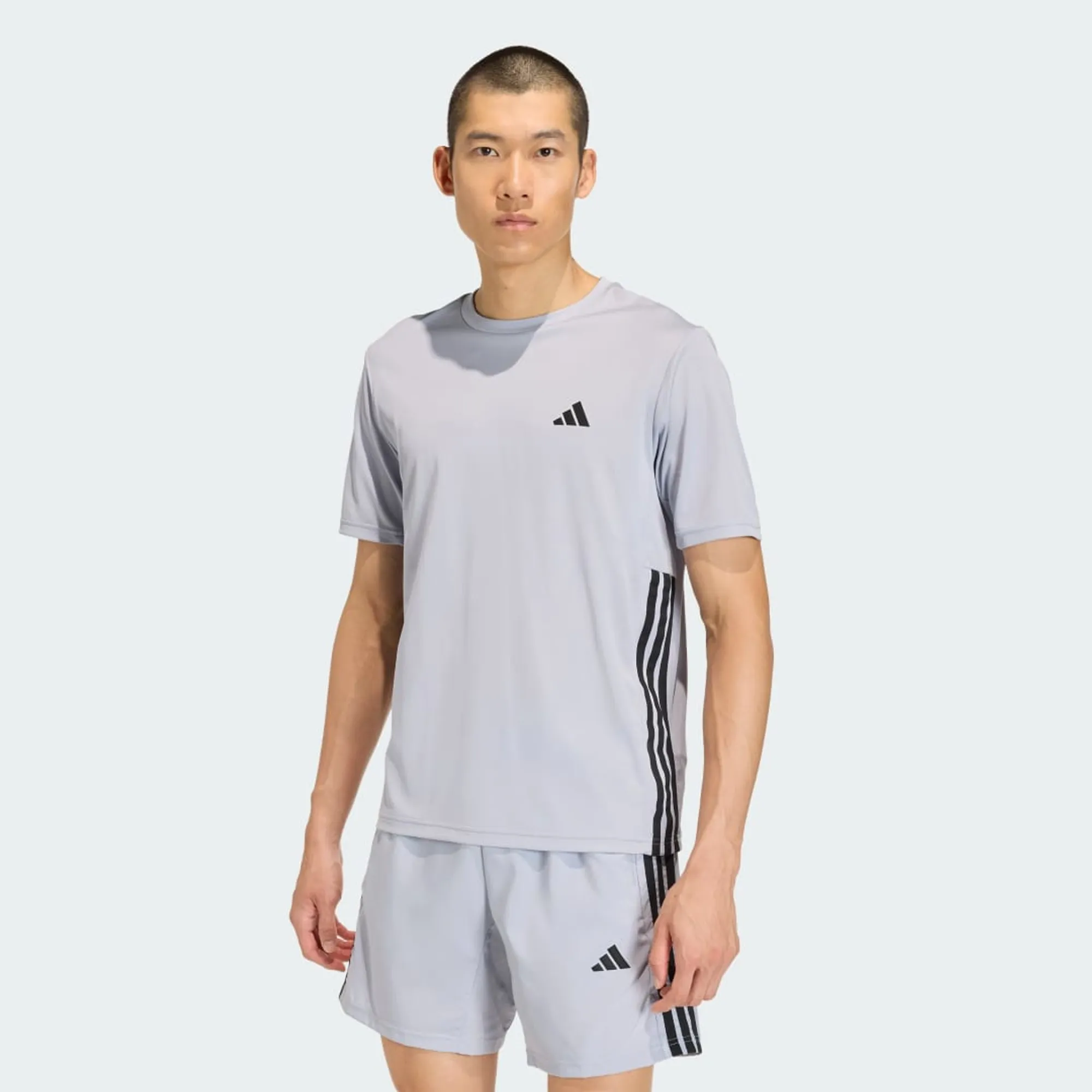 adidas WORKOUT ESSENTIALS BASE 3-STRIPES T-SHIRT