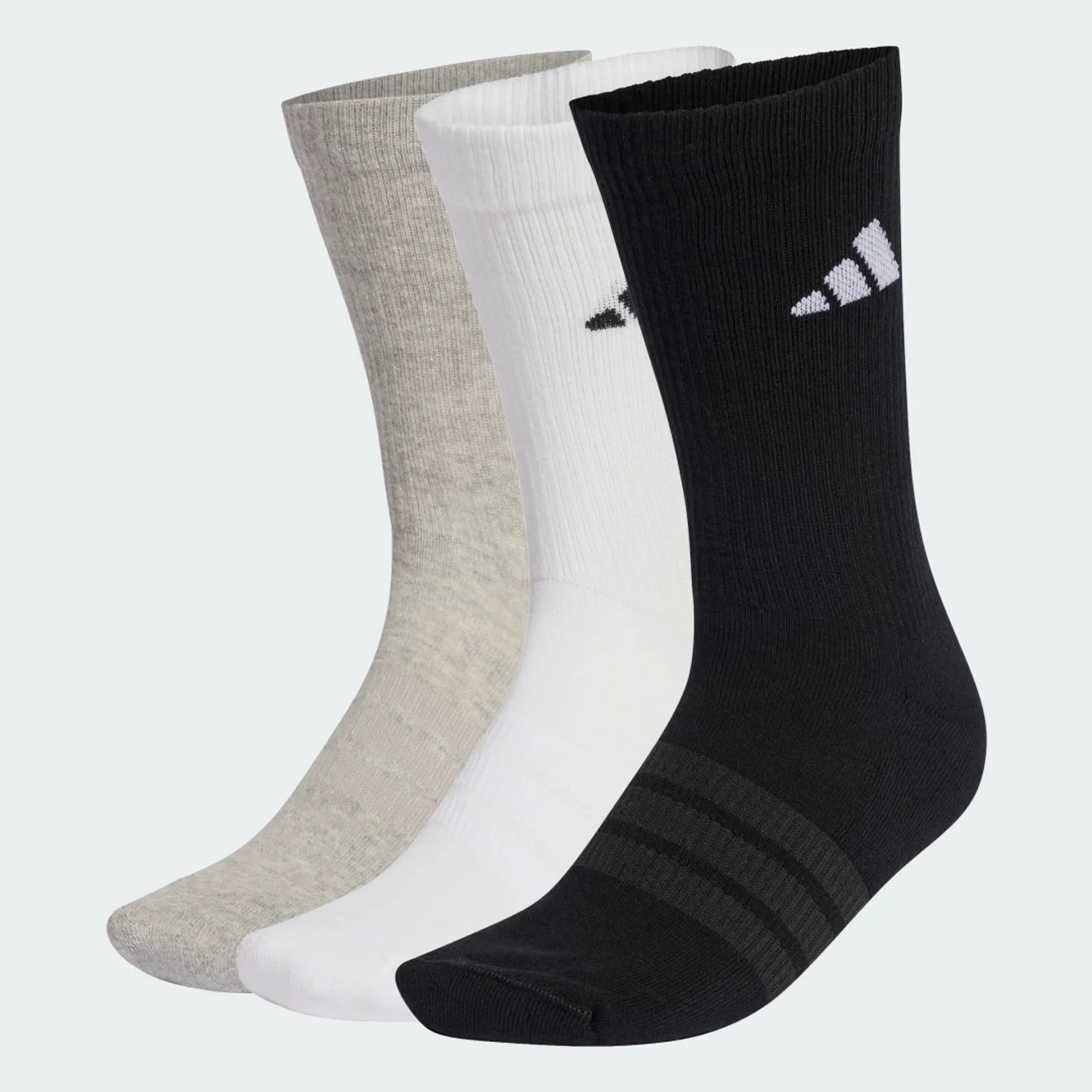 adidas CUSHIONED SPORTSWEAR CREW SOCKS 3 PAIR PACK