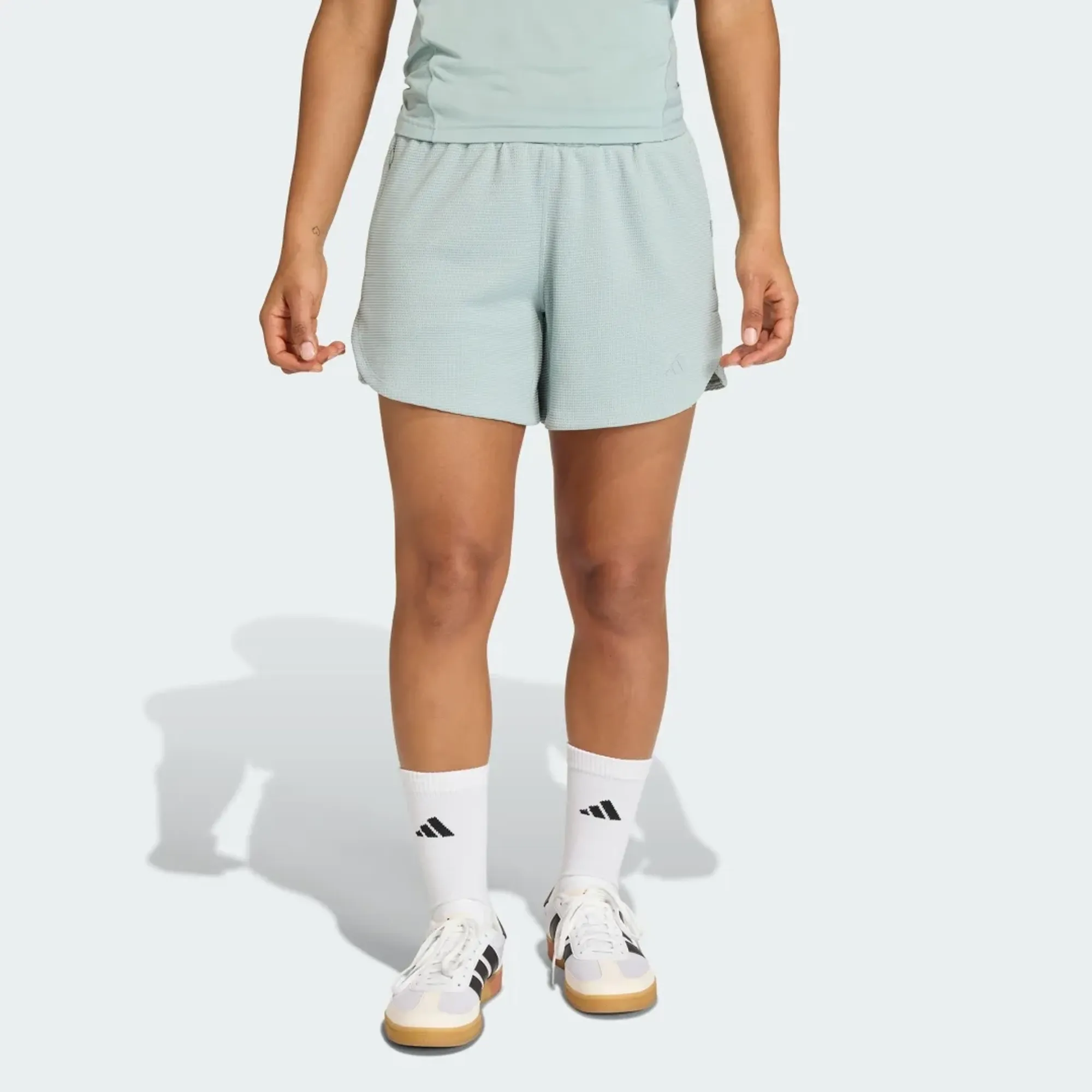 adidas Pacer Workout Waffle Shorts