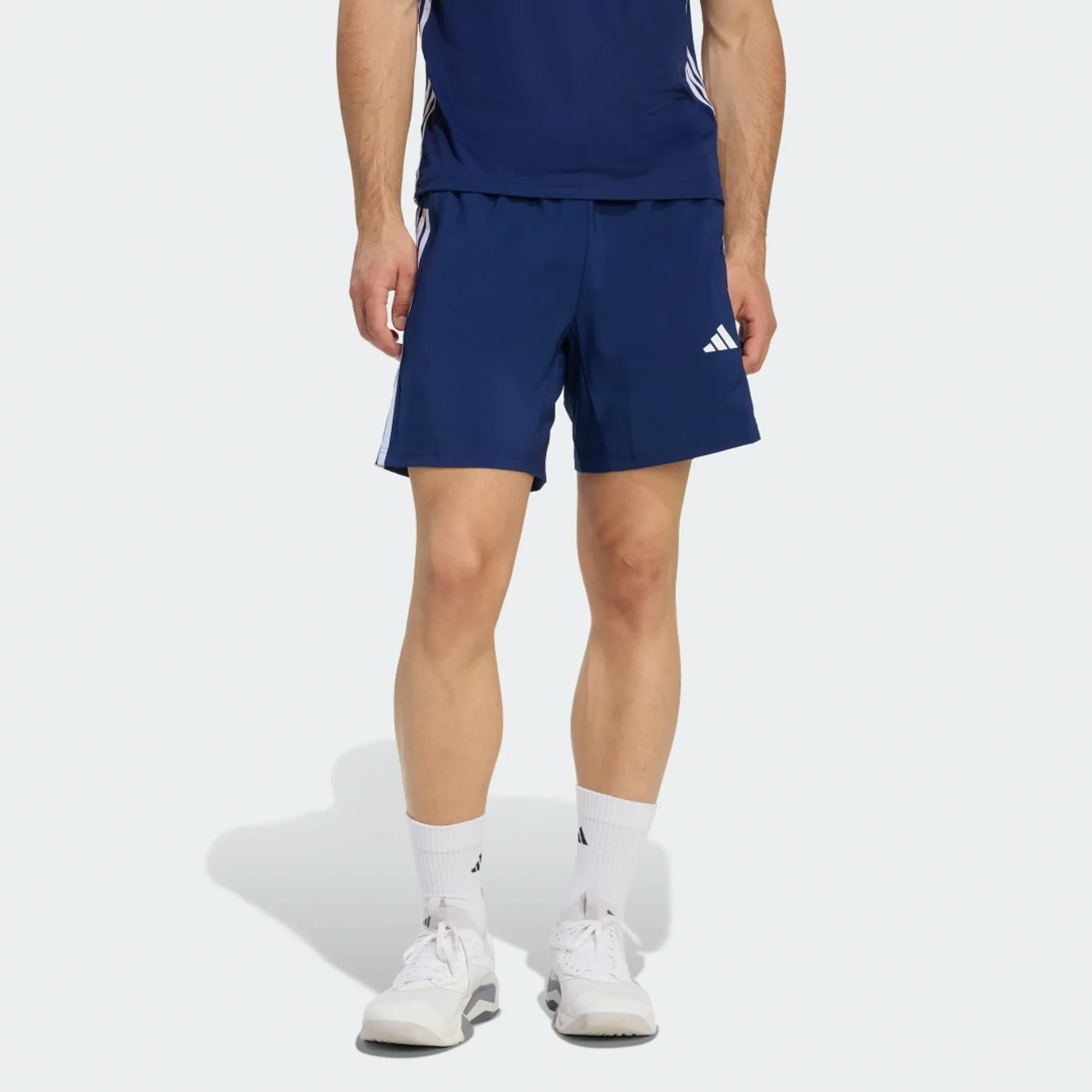 adidas WORKOUT ESSENTIALS BASE 3 STRIPES WOVEN SHORT