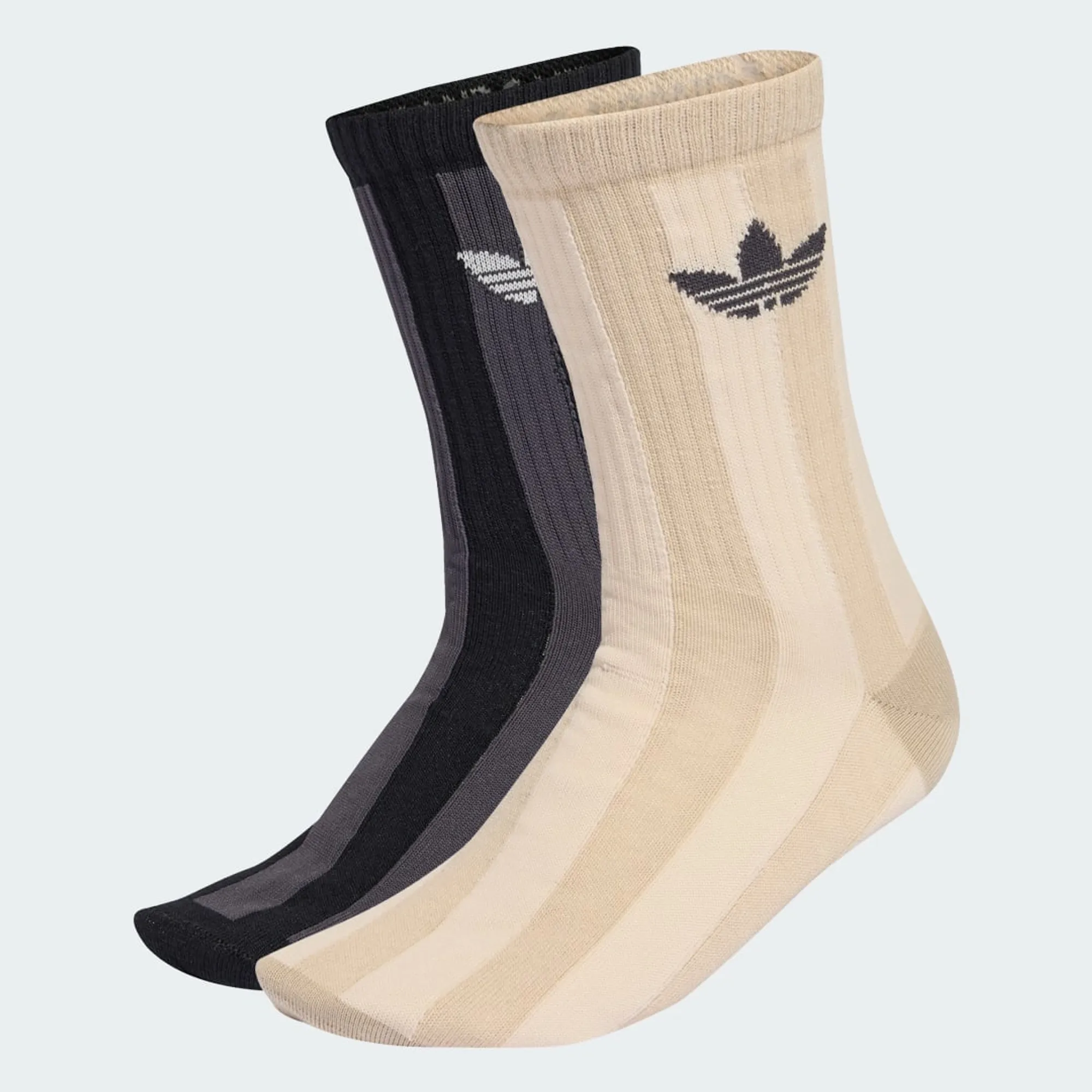 adidas Striped Crew Socks 2 Pairs