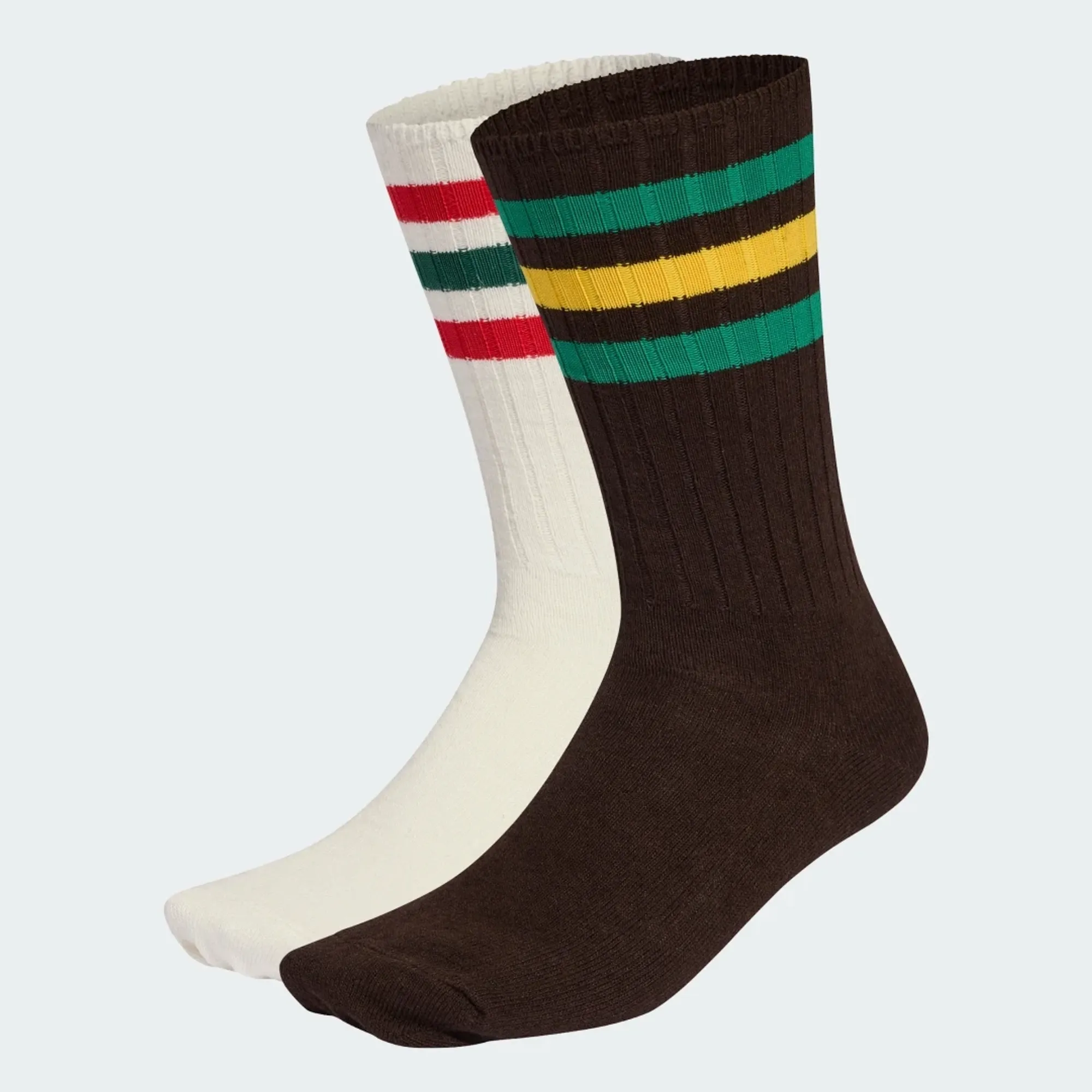 adidas Ribbed Crew Socks 2 Pairs