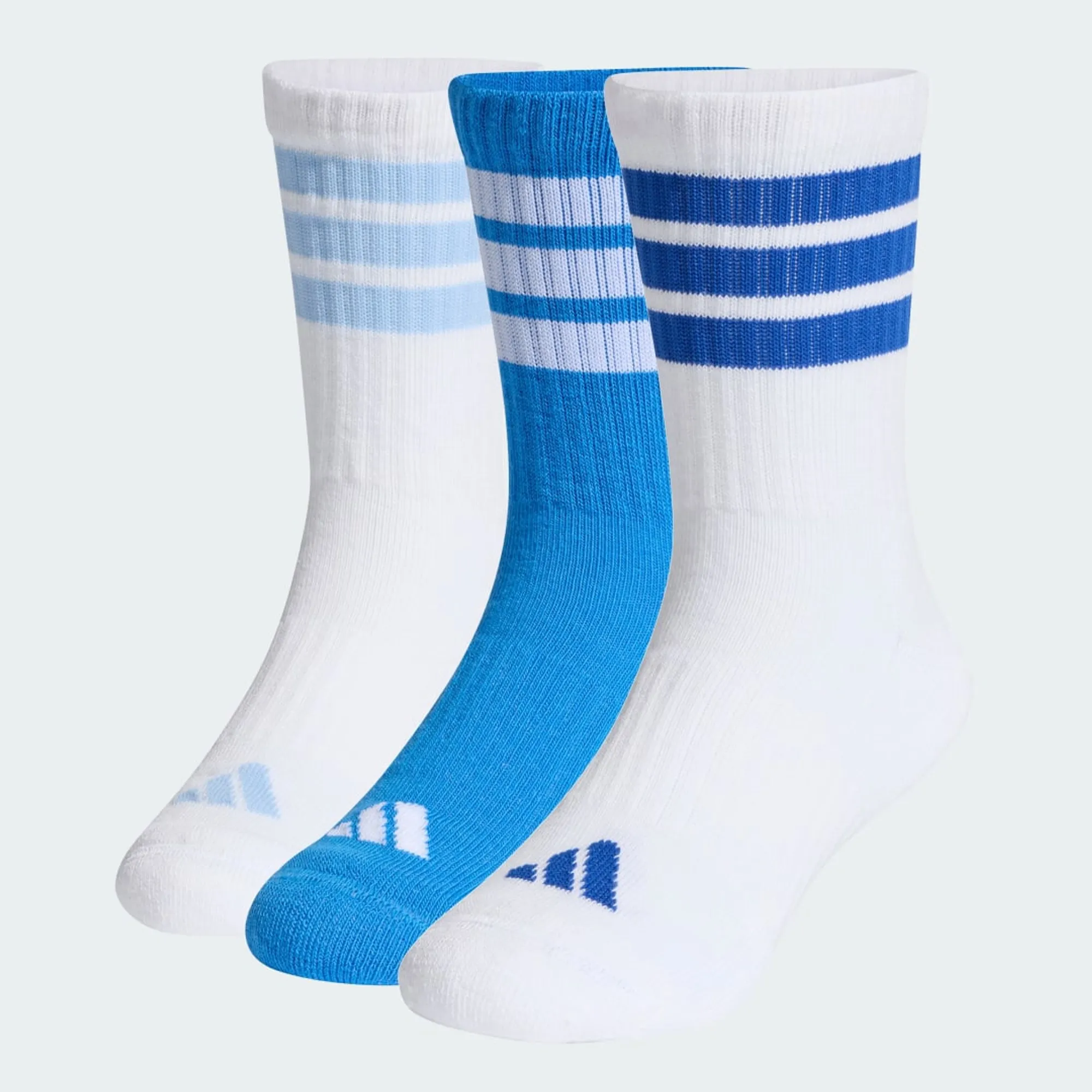 adidas 3STRIPES CUSHIONED SPORTSWEAR CREW SOCKS 3 PAIR PACK