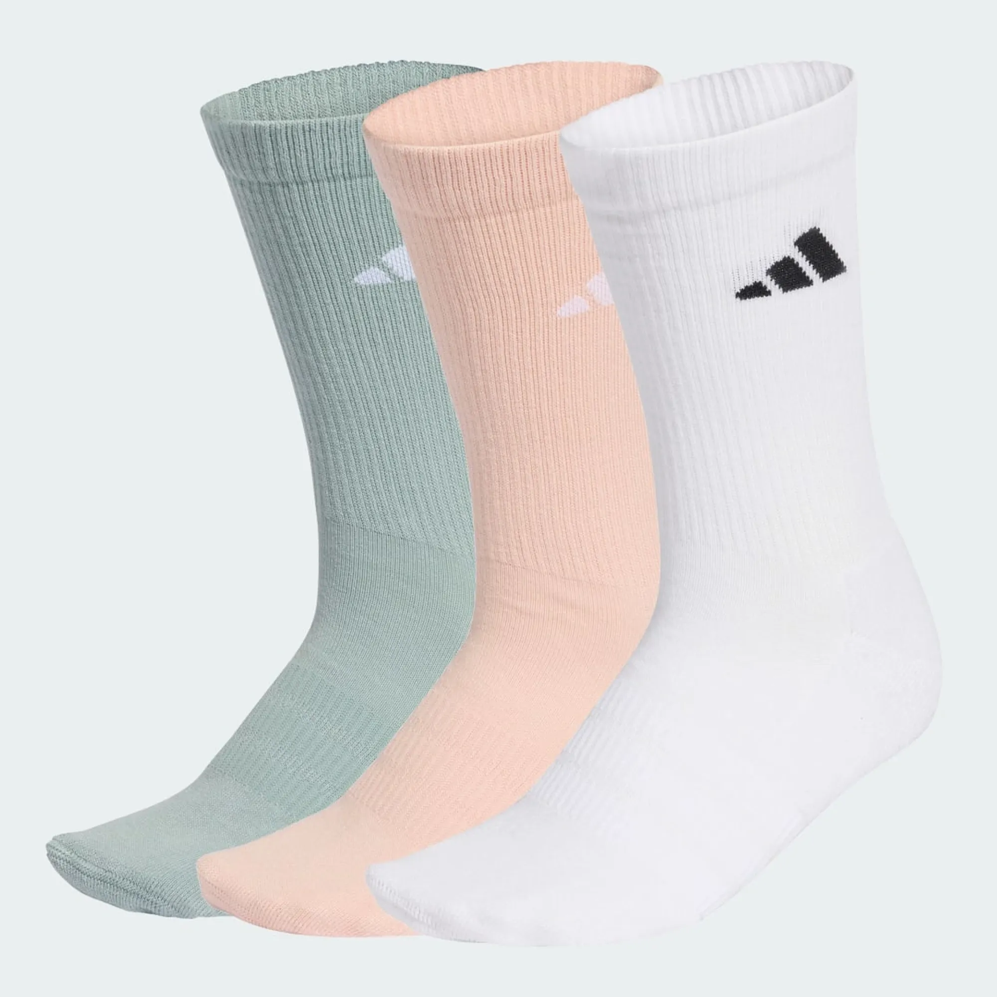 adidas CUSHIONED SPORTSWEAR CREW SOCKS 3 PAIR PACK
