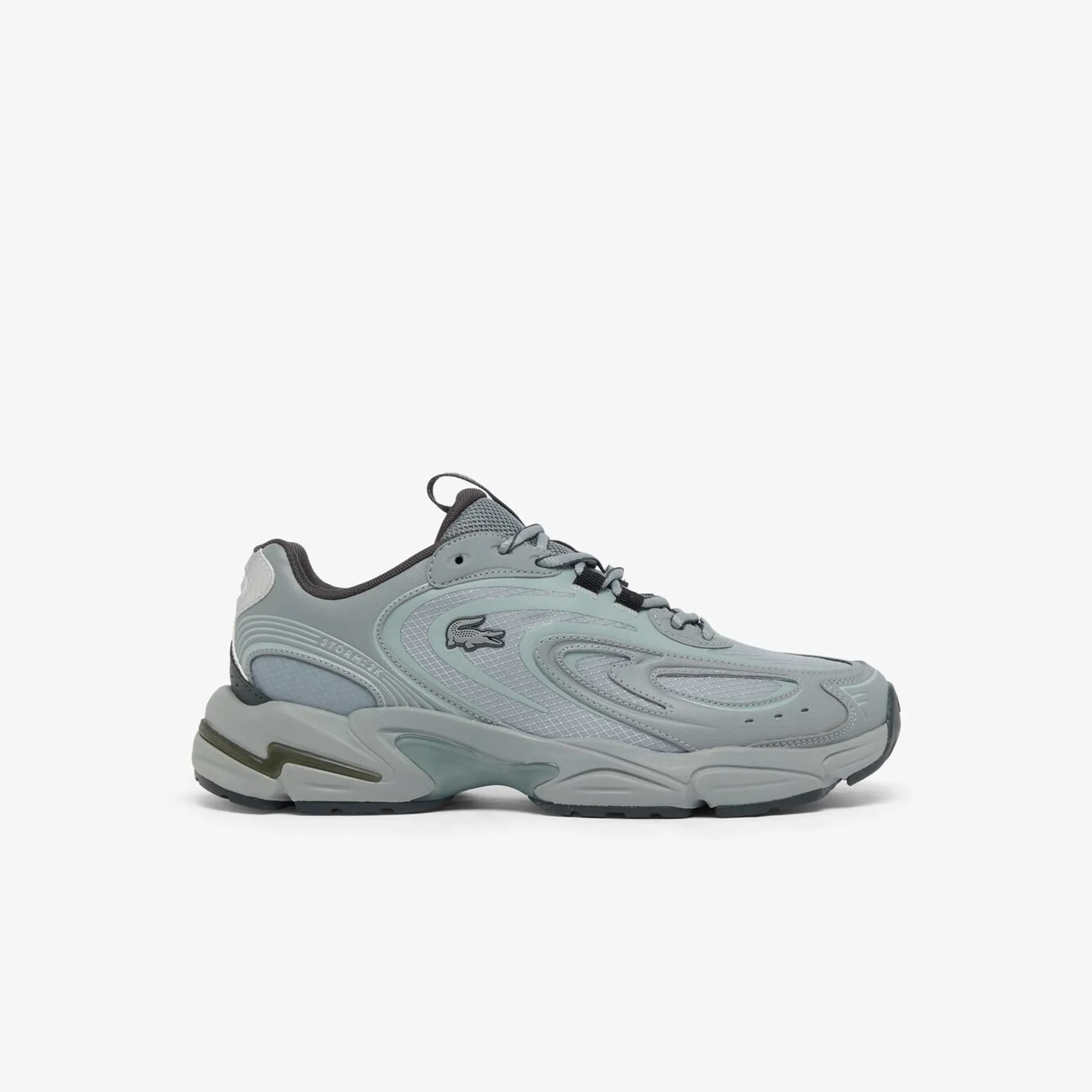 Lacoste Men's Storm 96 2K Tech Sneakers - Grey / Grey