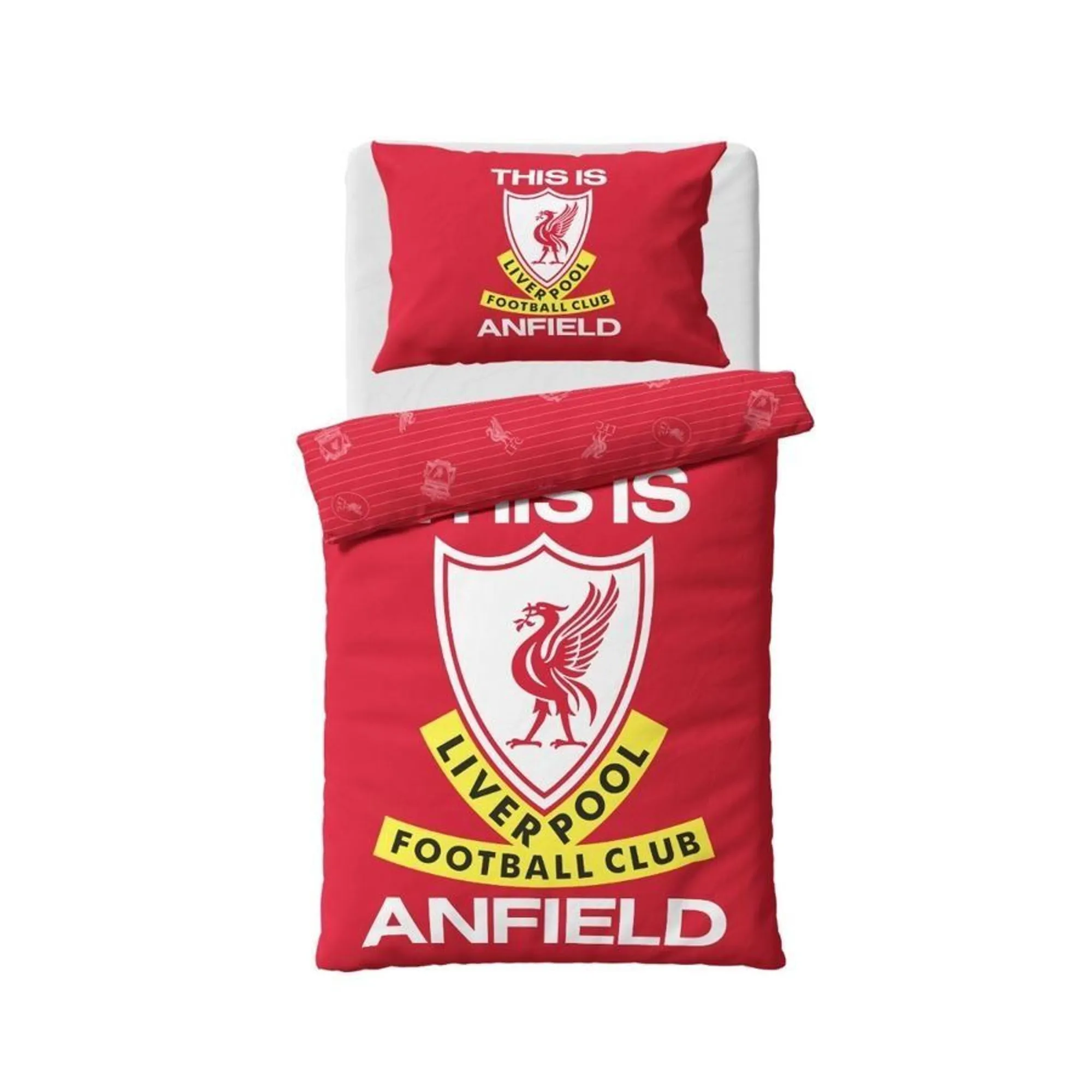 LFC This Is Anfield Single Duvet Set Red