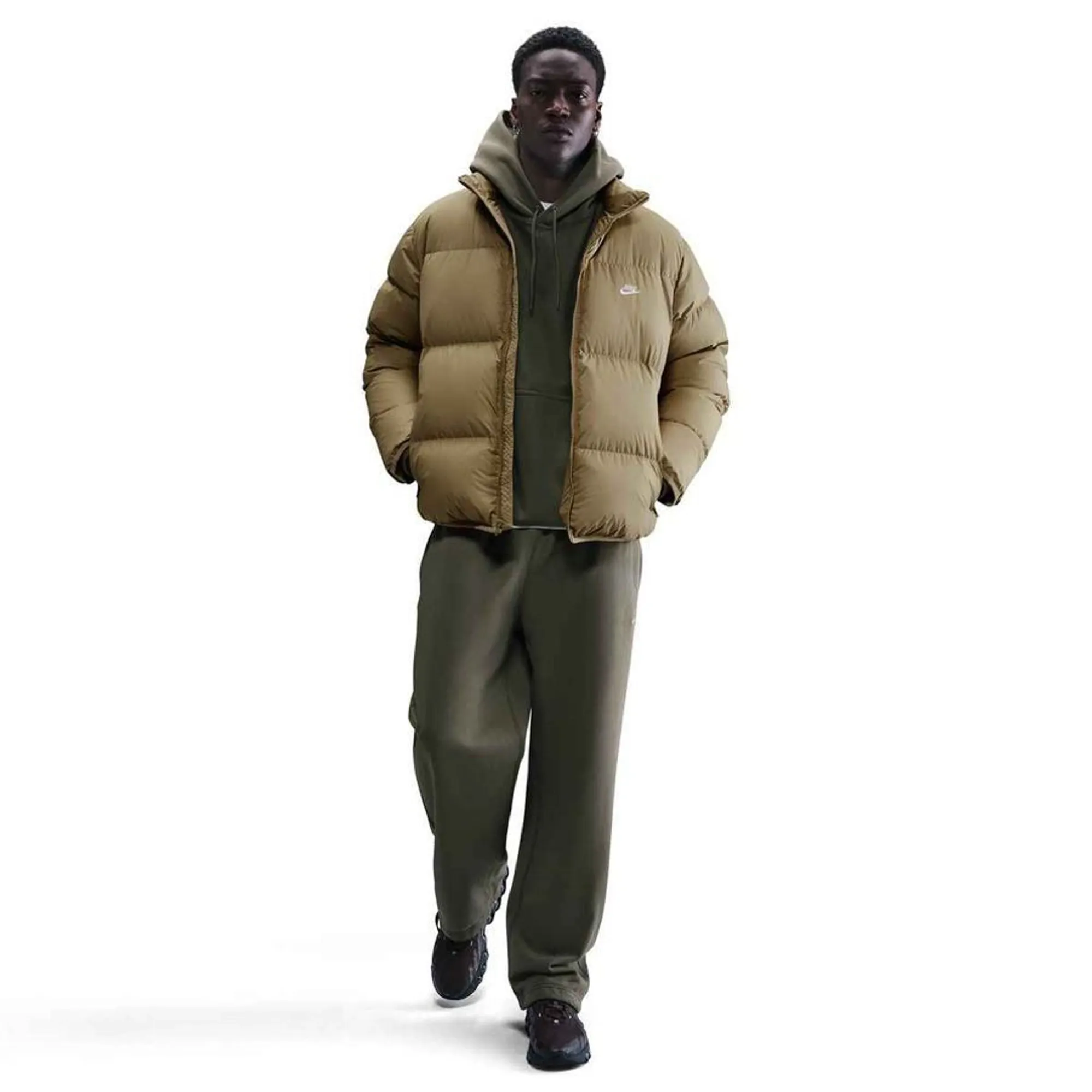 Nike Winter Jacket Therma-Fit Club Puffer - ['Brown']