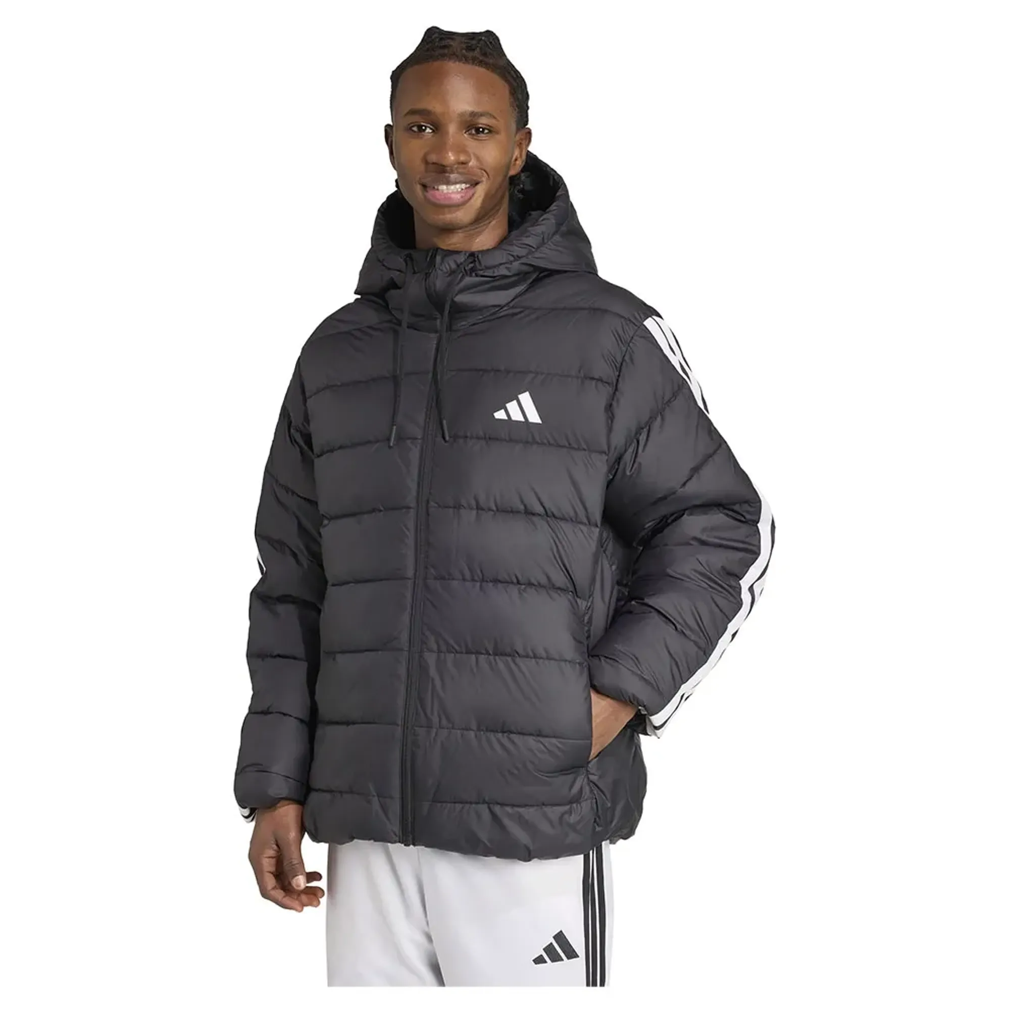 Adidas Essentials Climawarm 3 Stripes Synthetic Down Jacket