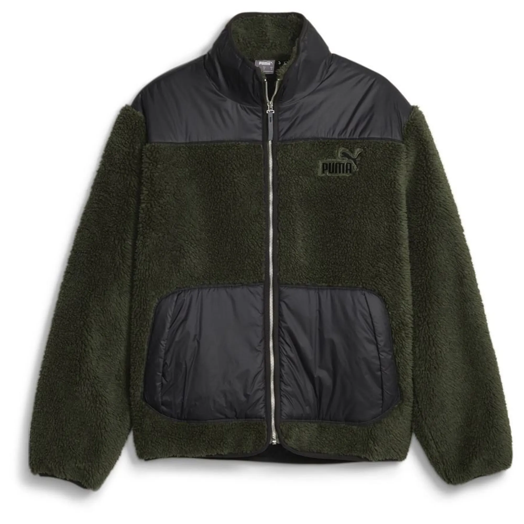 Puma Jacket Sherpa Hybrid - ['Black', 'Green']