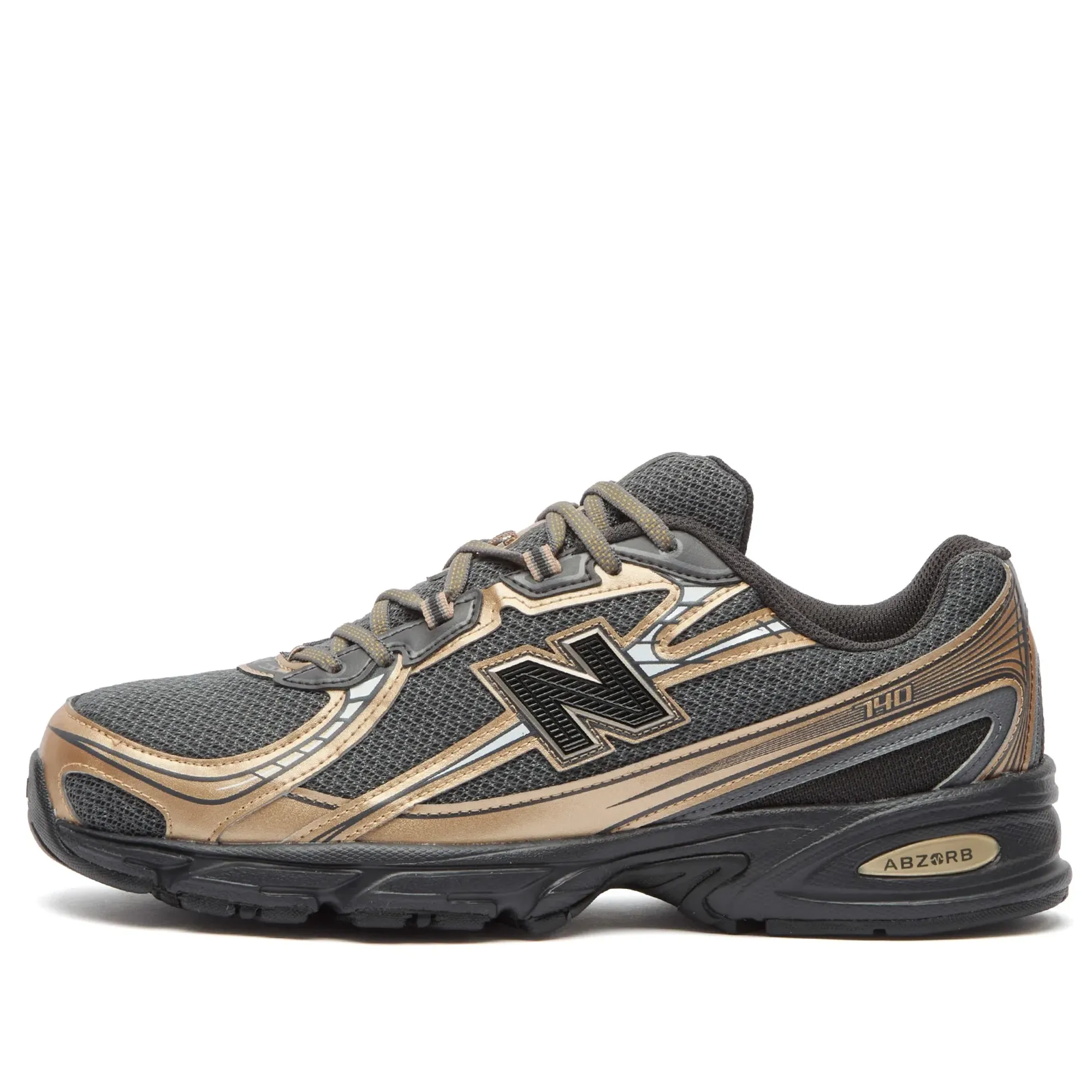 New Balance Unisex 740 in Black/Grey/Brown Mesh