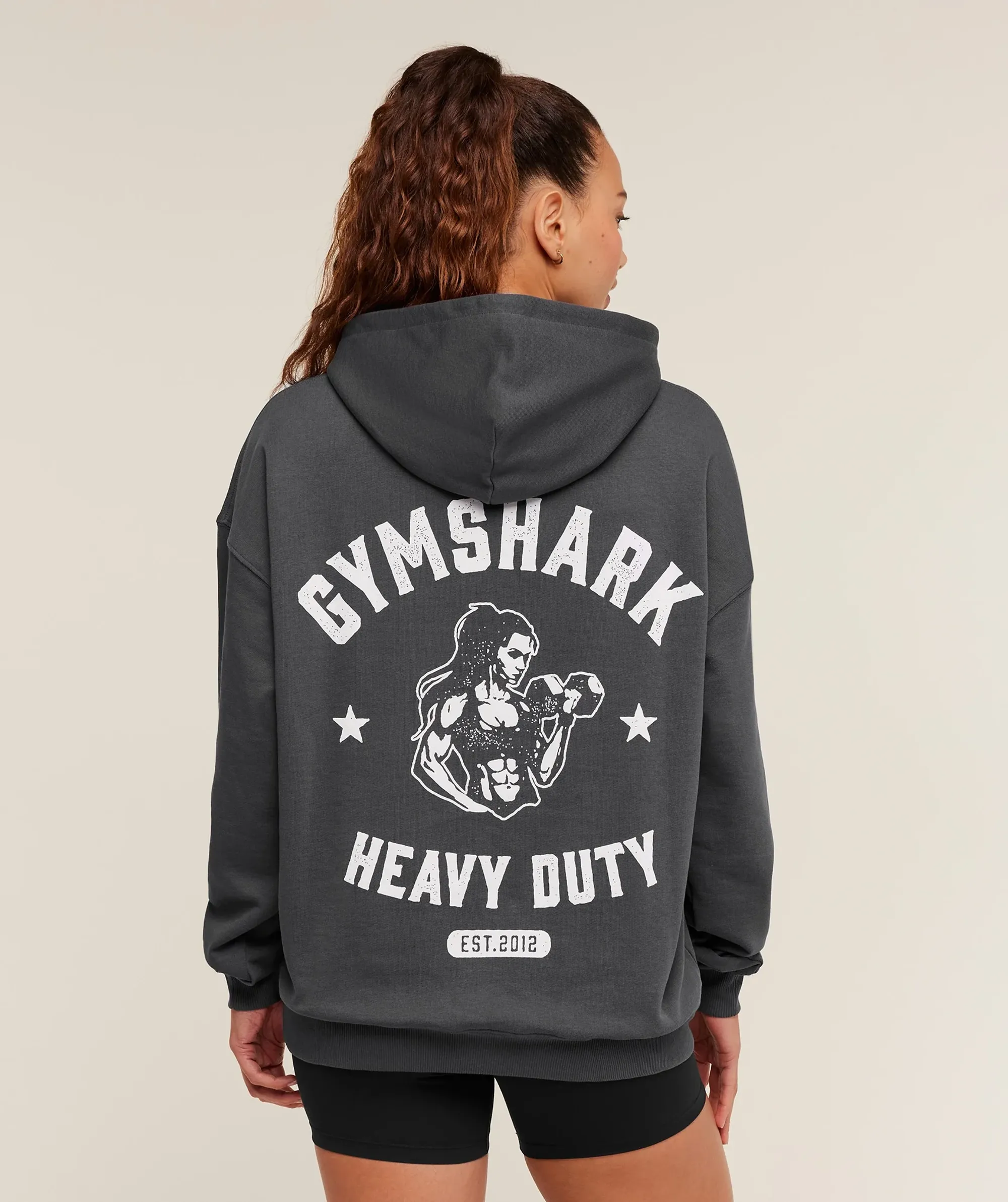  Heavy Duty Oversized Hoodie - Onyx Grey