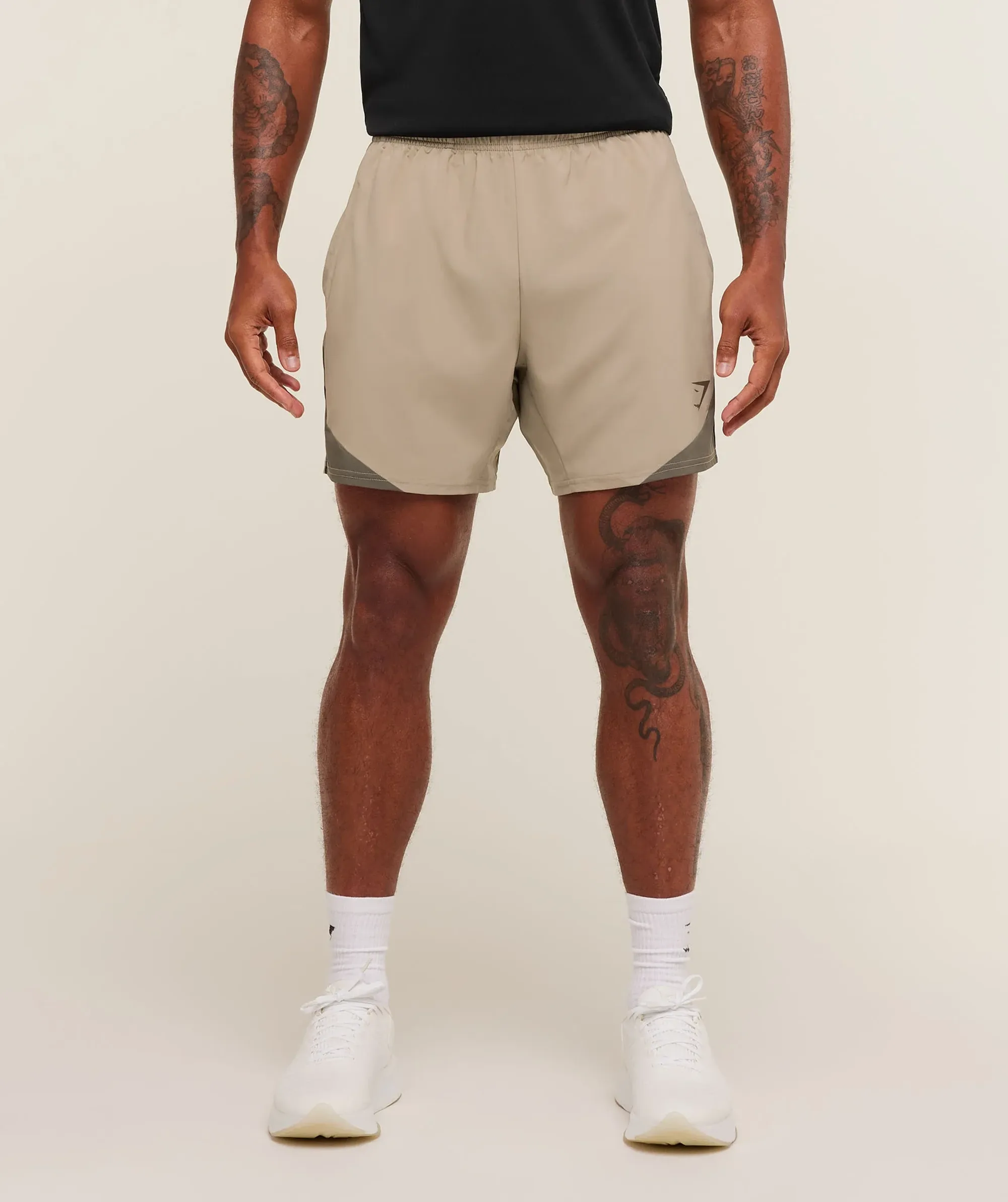  Arrival Block 6" Shorts - Cement Brown