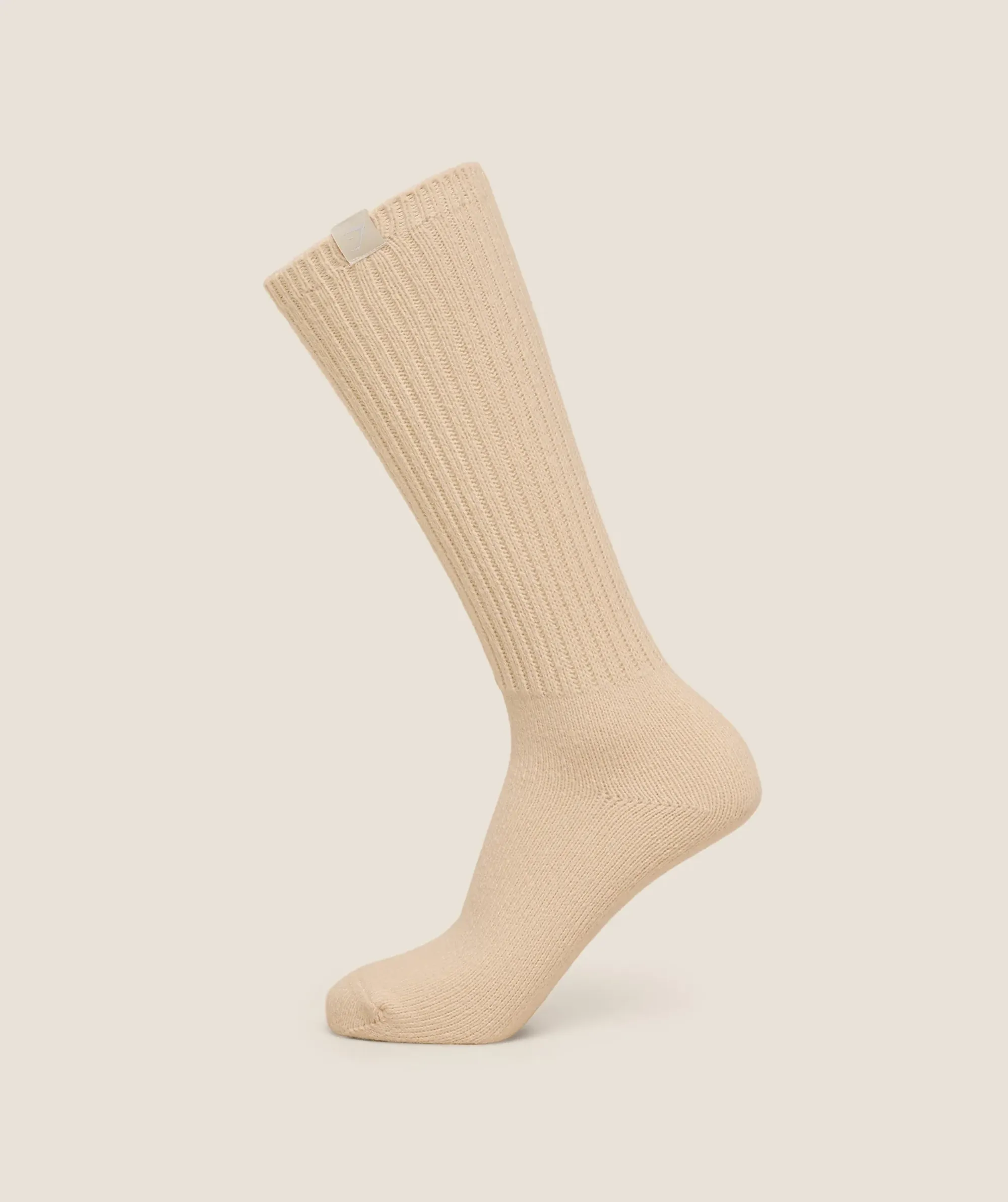  Comfy Rest Day Socks - Stone Beige