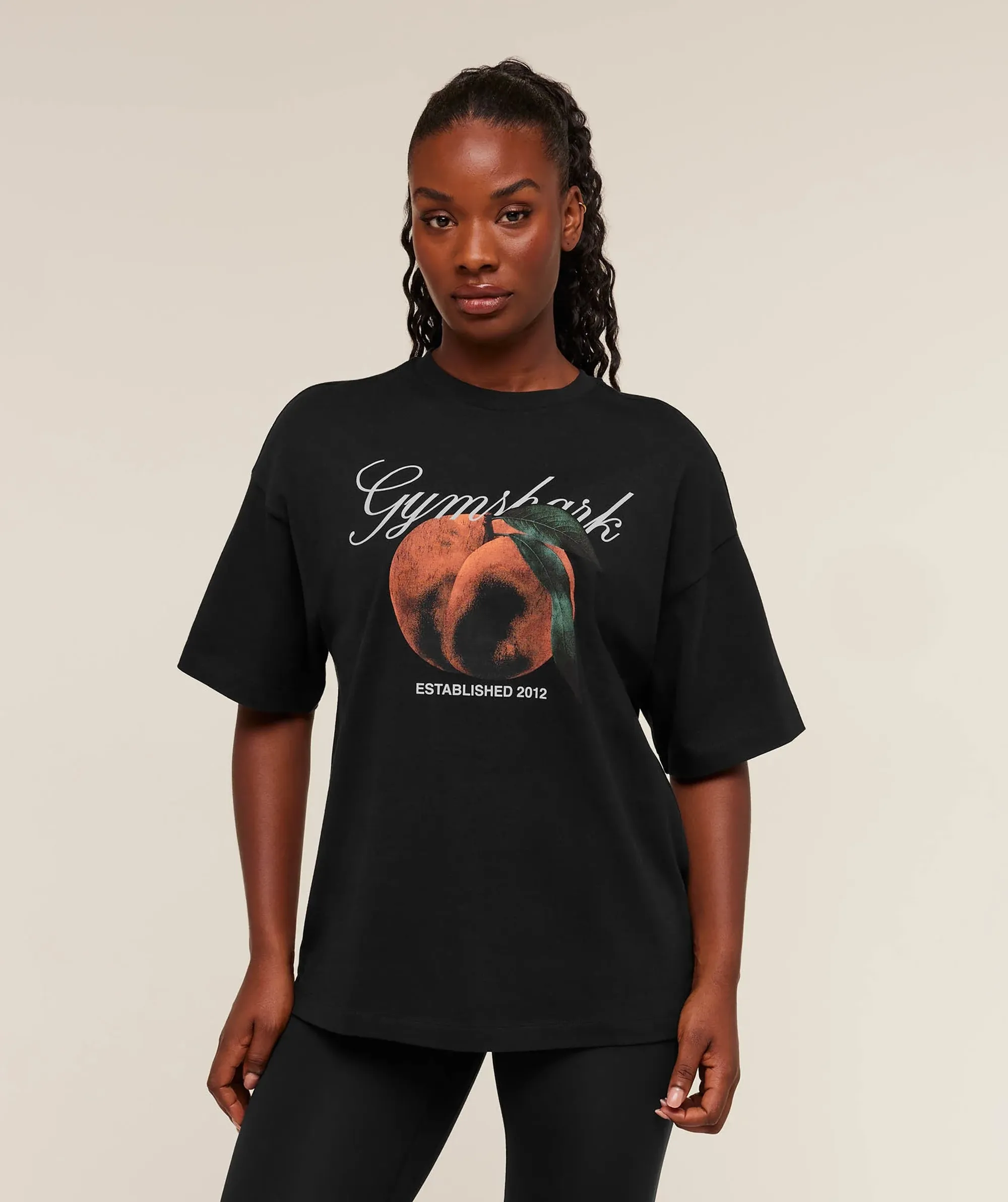  Juicy Peach T-Shirt - Black