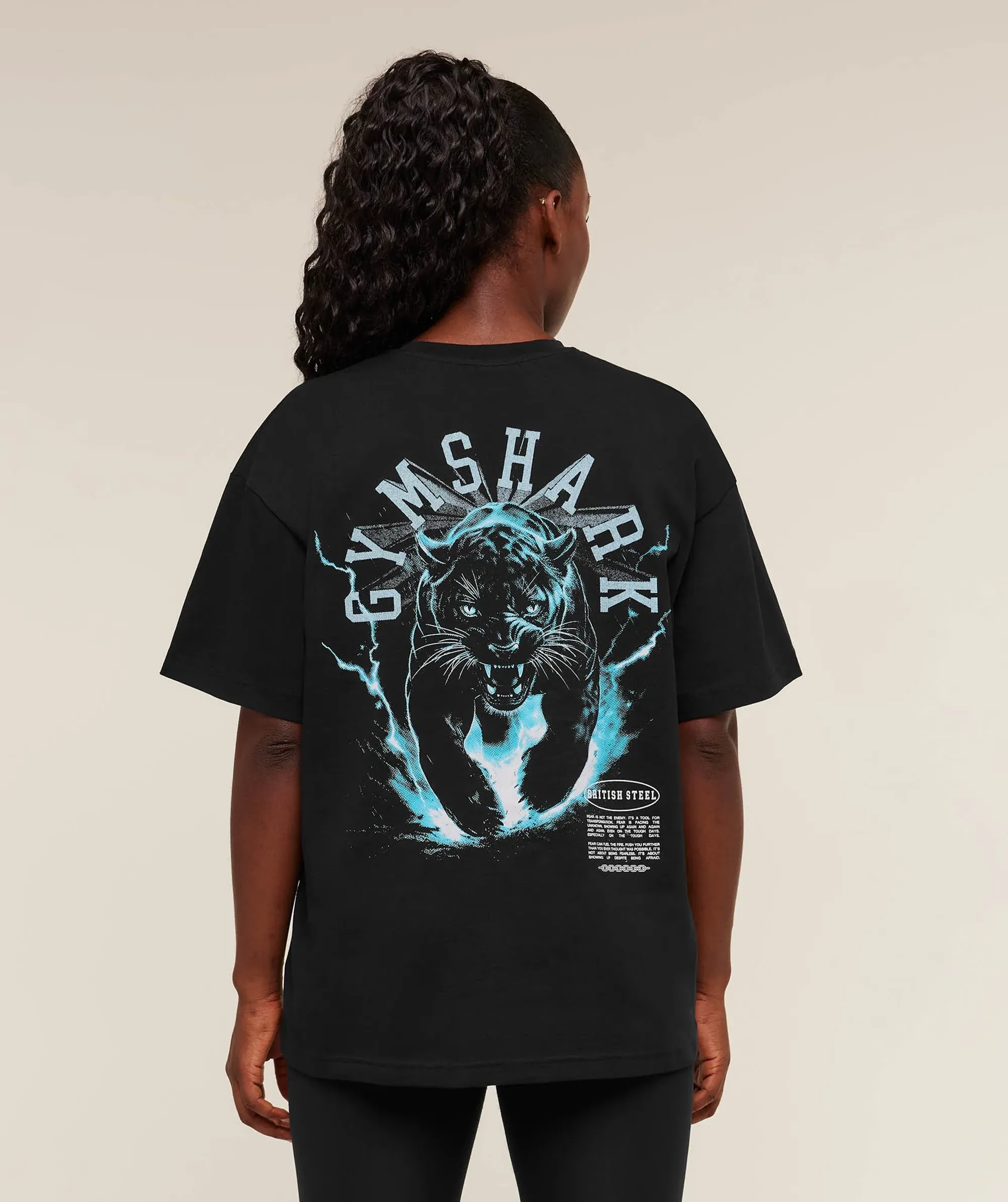  Panther Graphic T-Shirt - GS Black