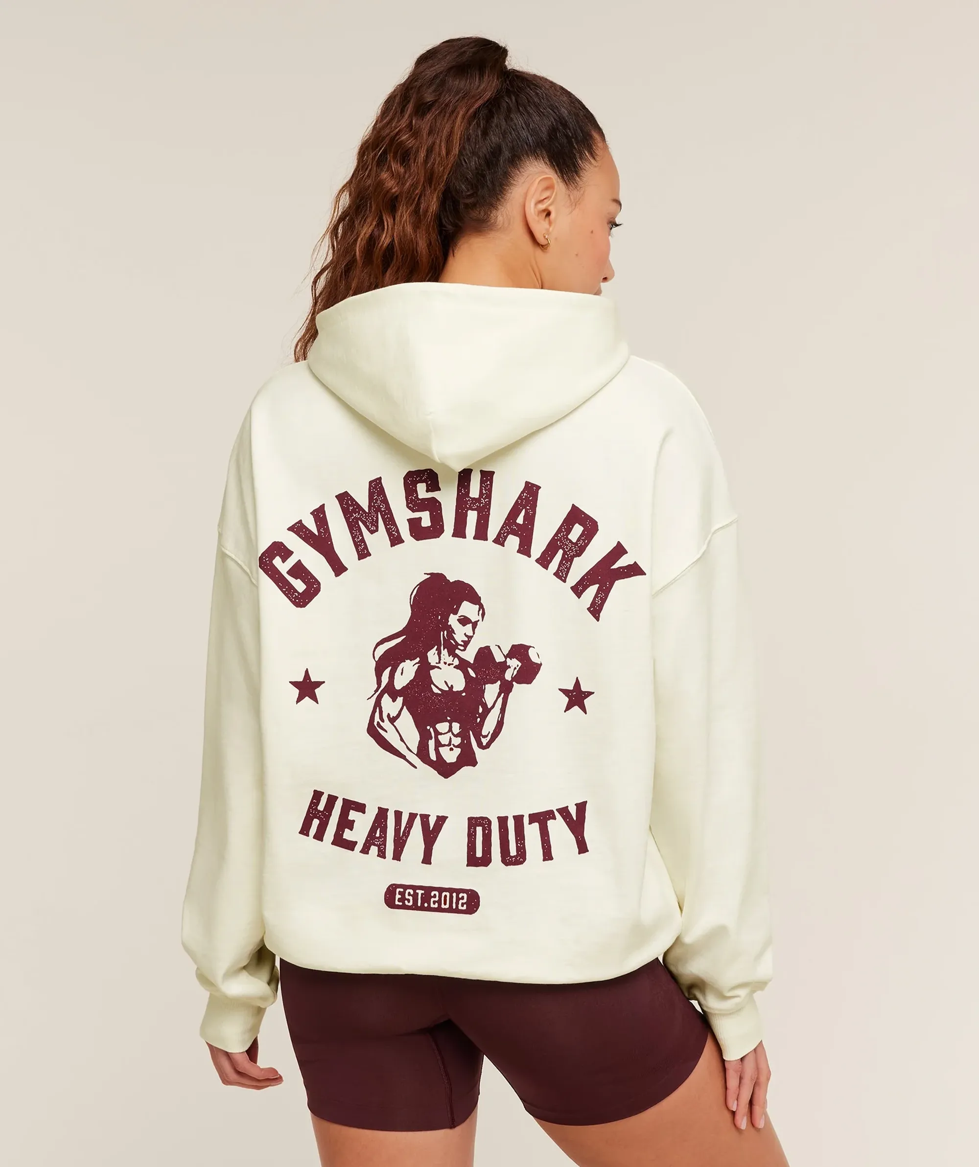  Heavy Duty Oversized Hoodie - GS Soft White
