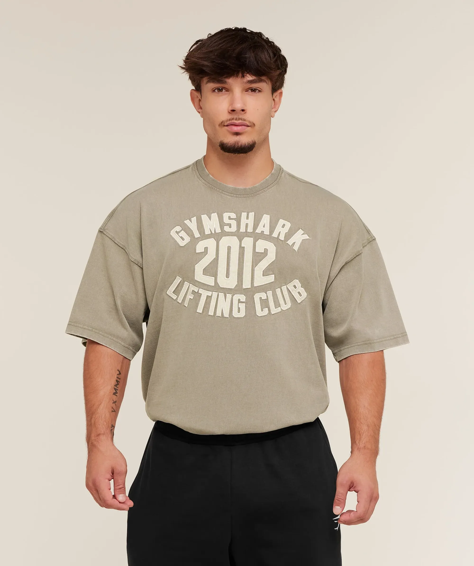  2012 Lifting Club T-Shirt - Linen Brown