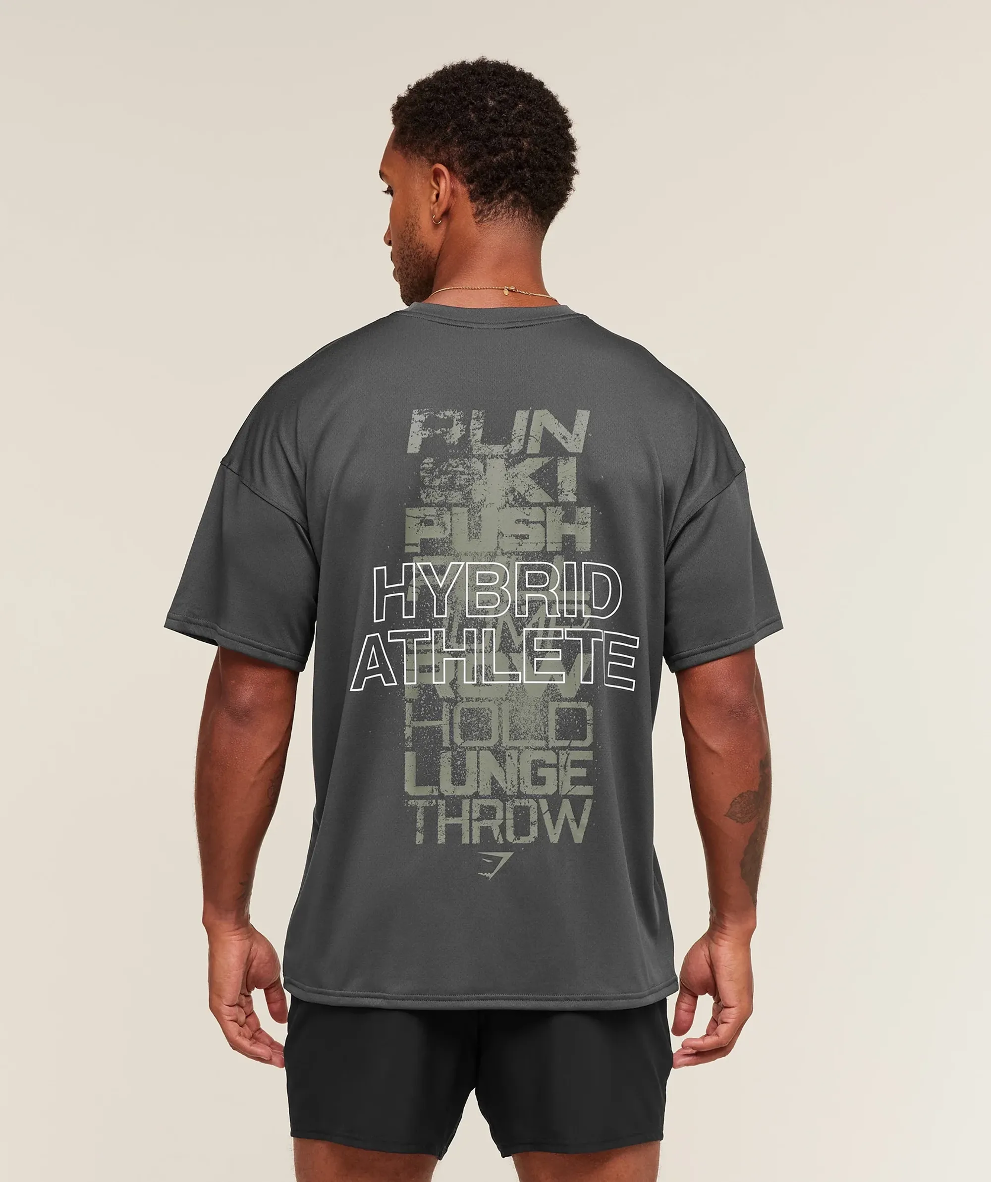  Hybrid Athlete T-Shirt - Onyx Grey