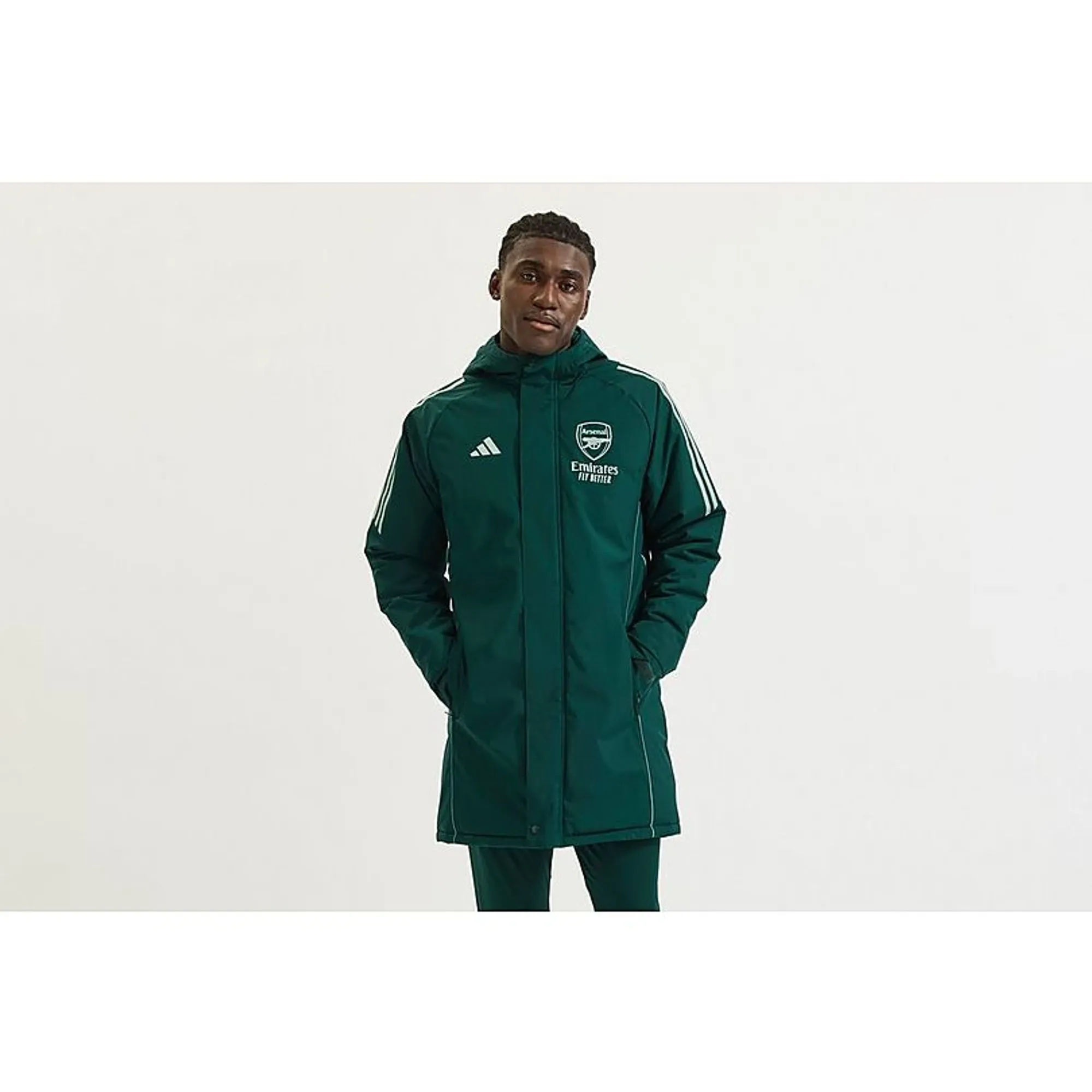 Arsenal adidas 25/26 Stadium Parka, Green