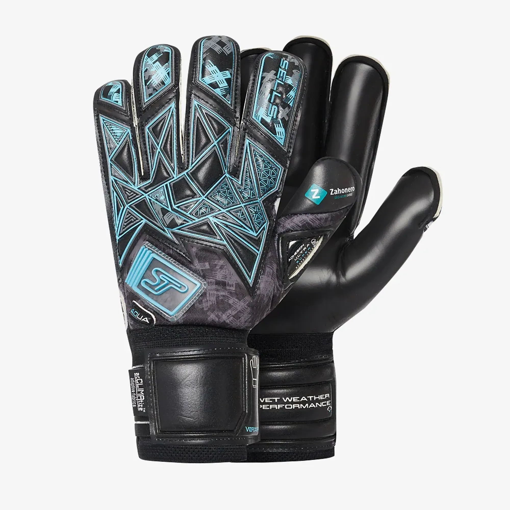 Sells Kids Wrap Aqua Dusk GK Gloves