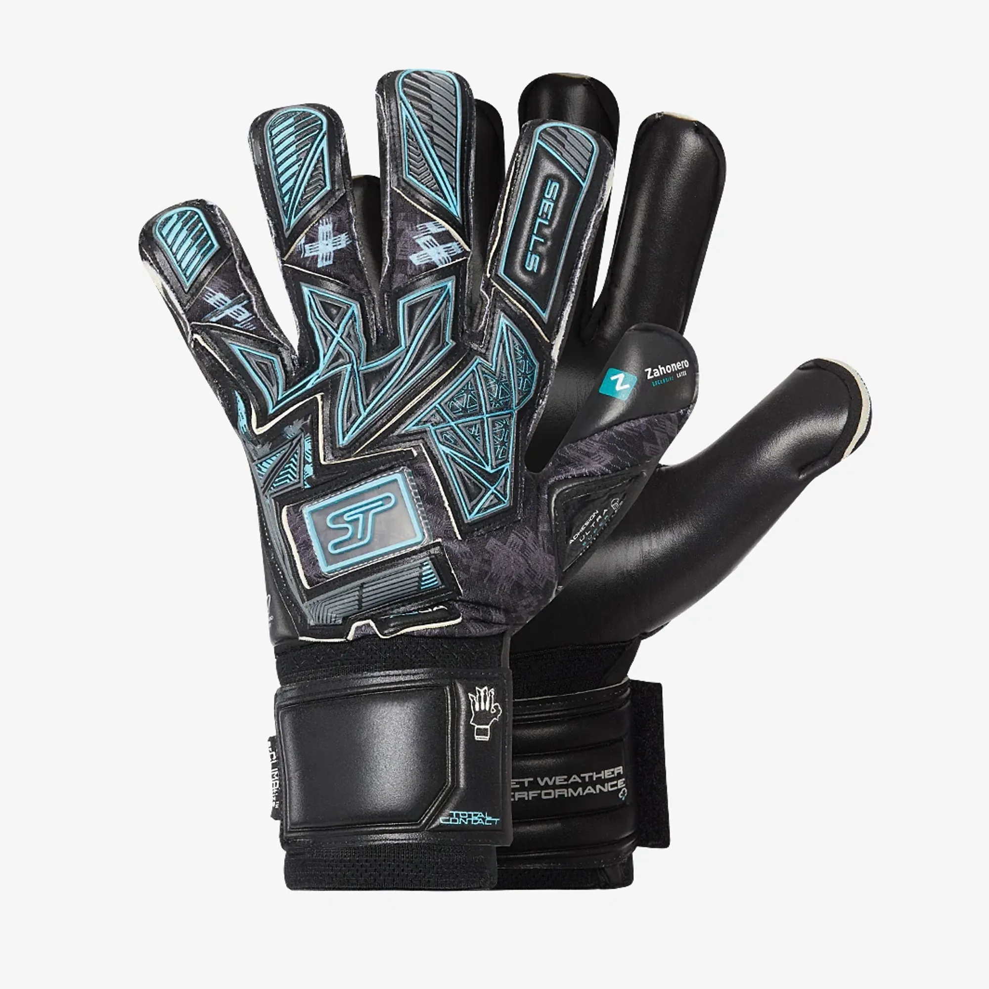 Sells Total Contact Aqua Dusk GK Gloves