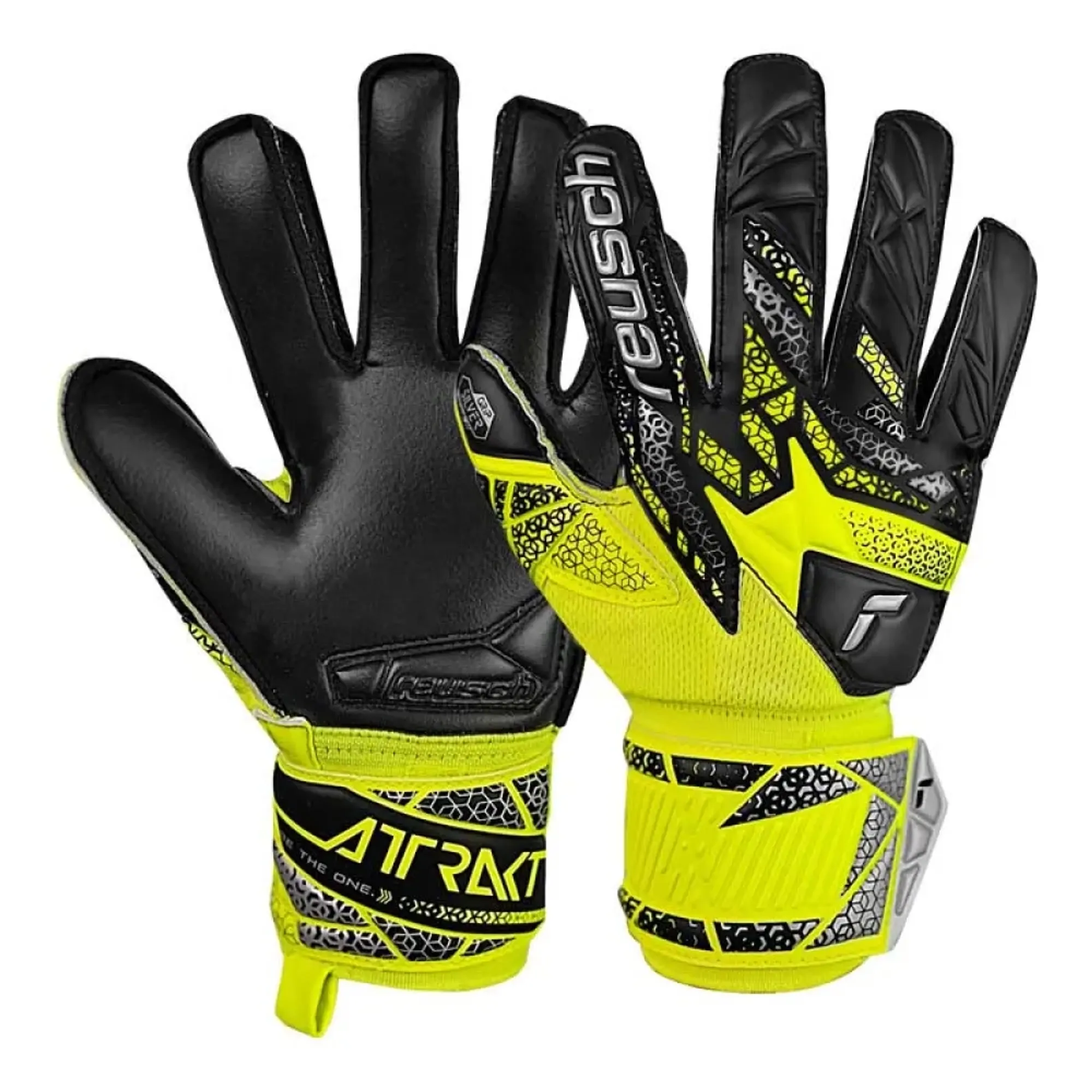 Reusch Kids Attrakt Silver GK Gloves
