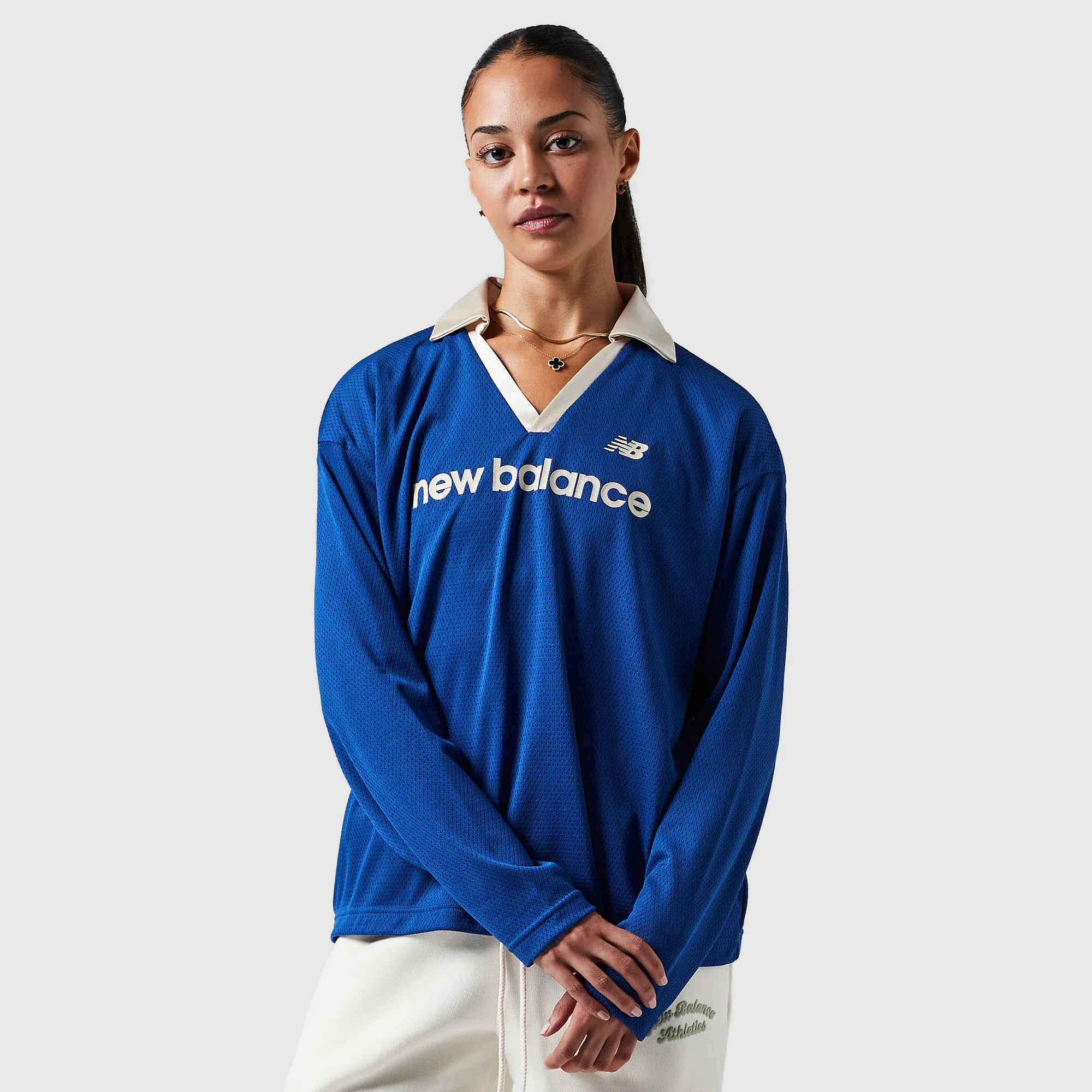 New Balance Womens Mesh Long Sleeve Jersey