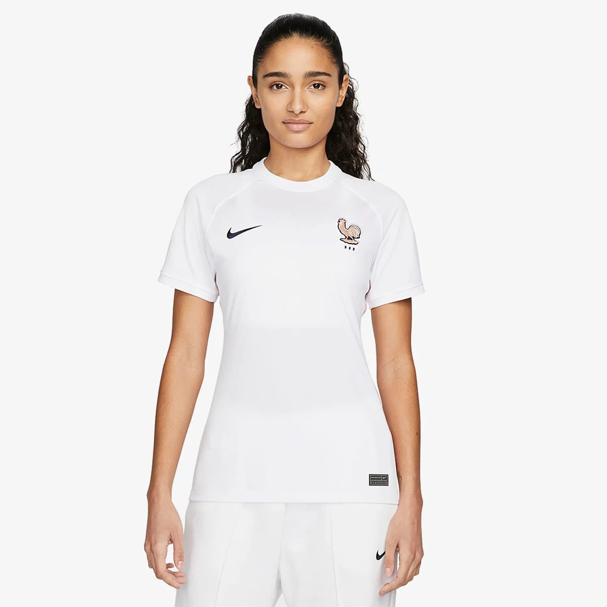 Nike France 2022 Womens Away Dri Fit Stadium SS Shirt