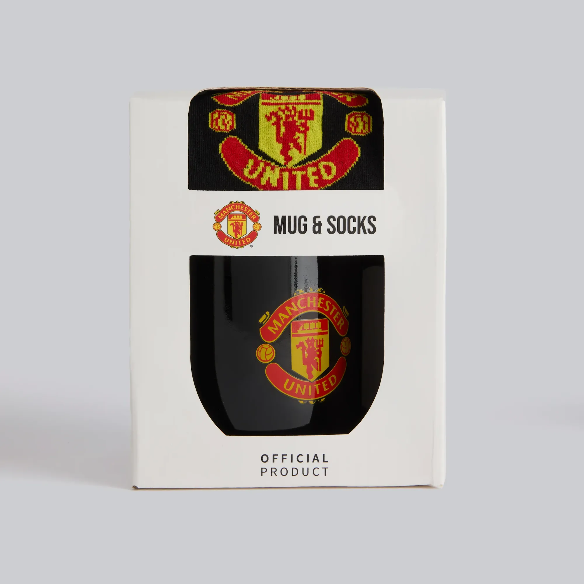Manchester United Mug and Sock Set Red