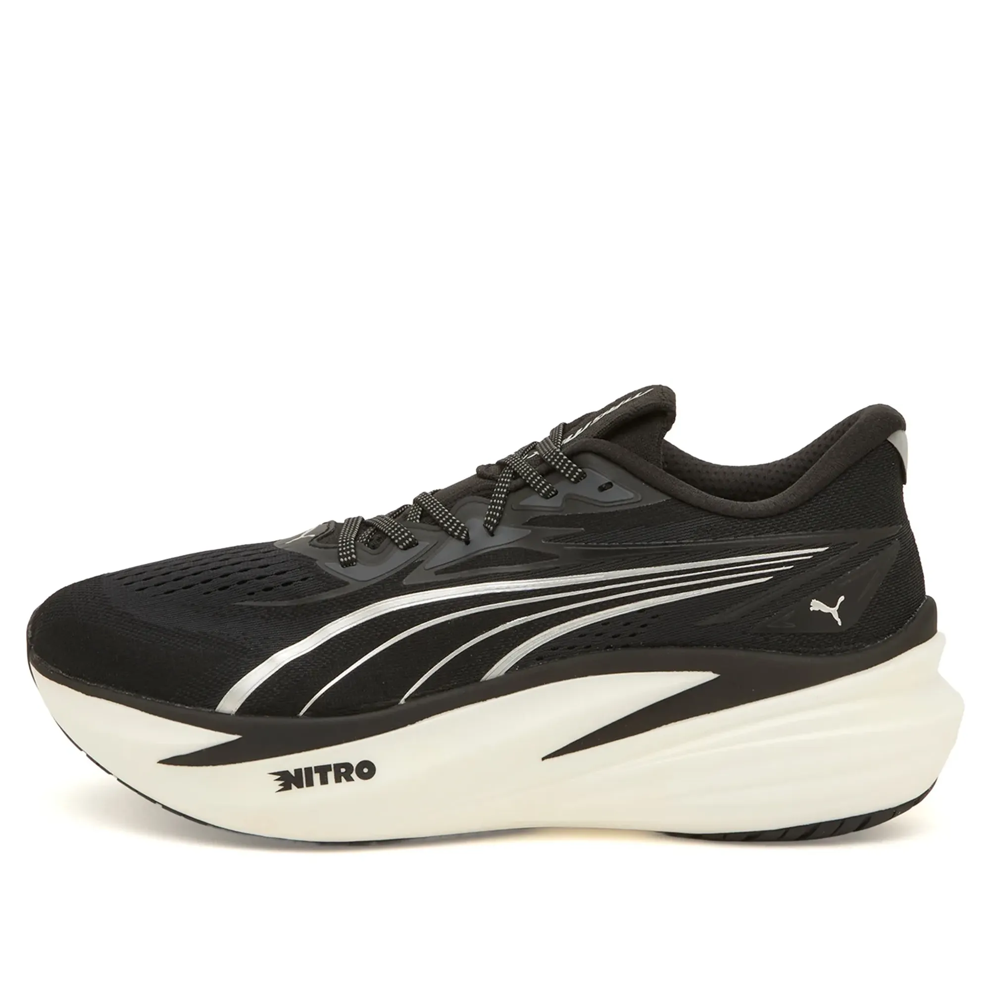 PUMA Magmax Nitroâ¢ 2 Running Shoes Men, Black/White
