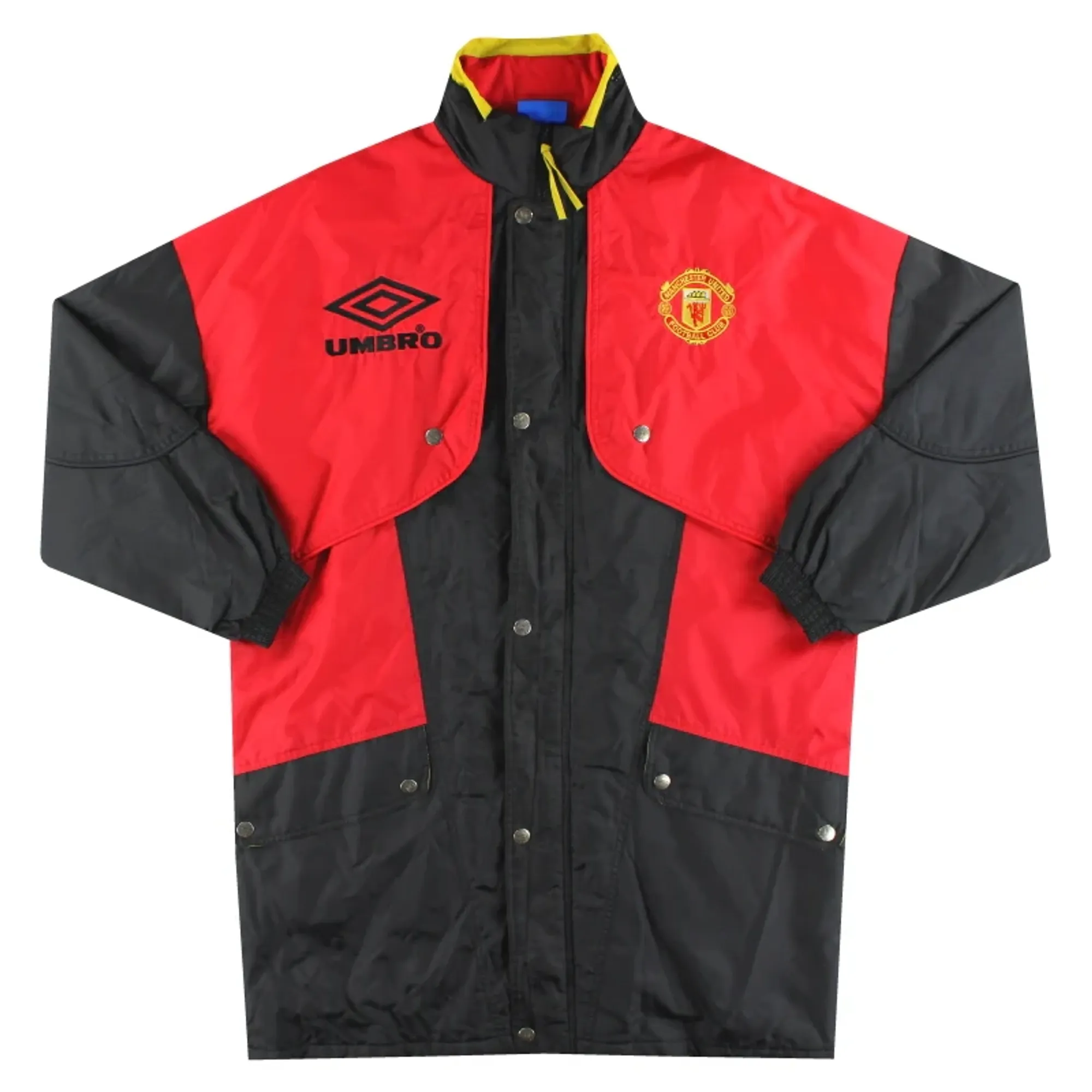 1992-93 Manchester United Umbro Bench Coat *Mint* L - Manchester United / Mint 