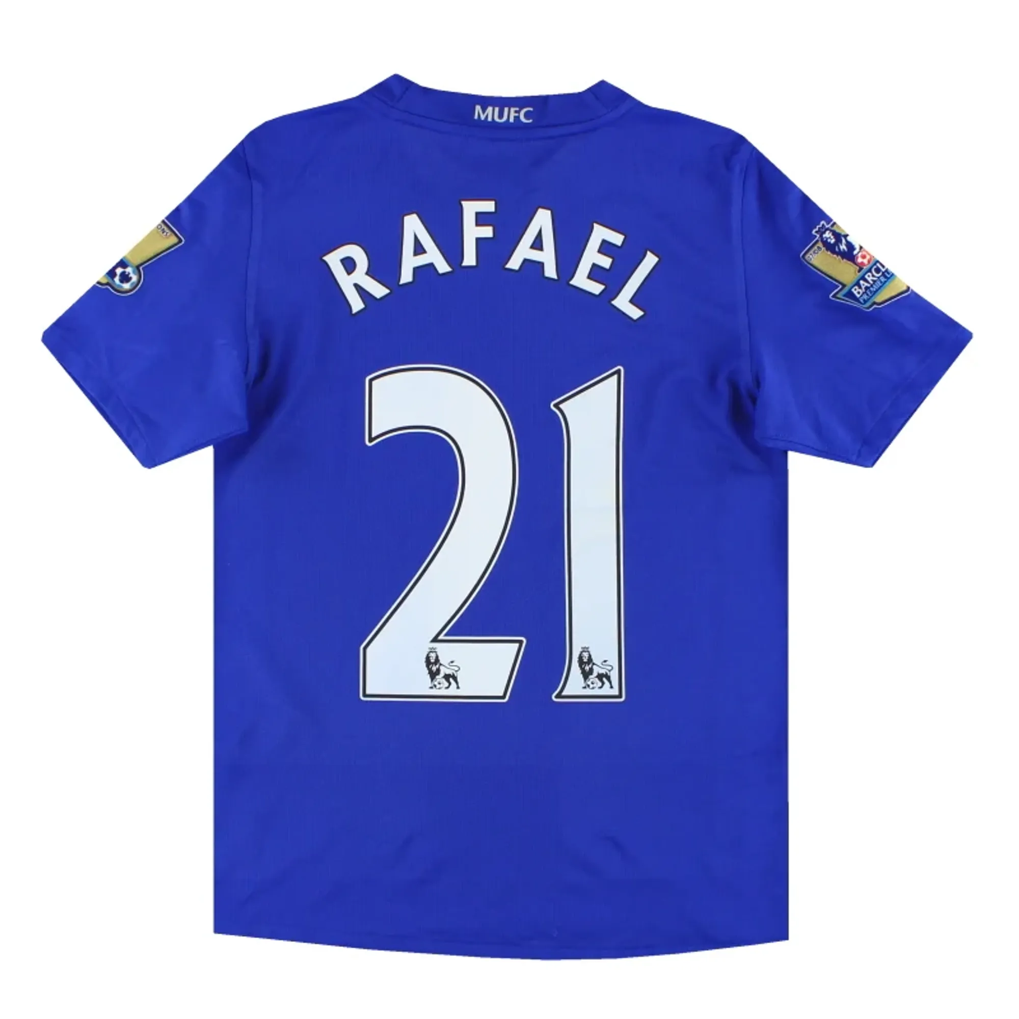 2008-09 Manchester United Nike Third Shirt Rafael #21 M.Boys - Manchester United / Excellent