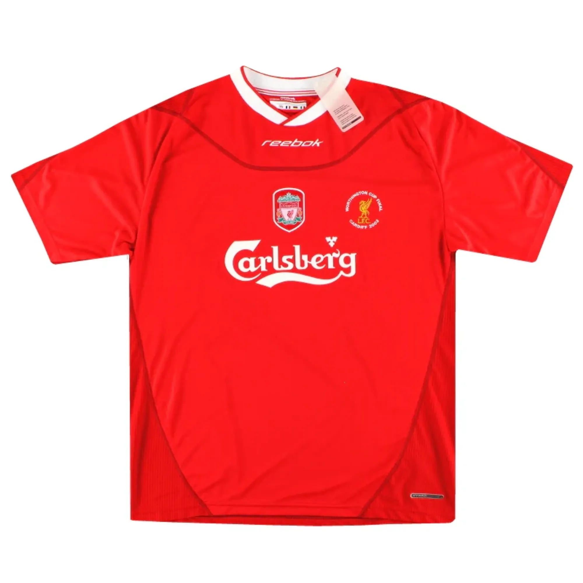 2002-04 Liverpool Reebok 'Worthington Cup Final' Home Shirt *w/tags* L - Liverpool / w/tags