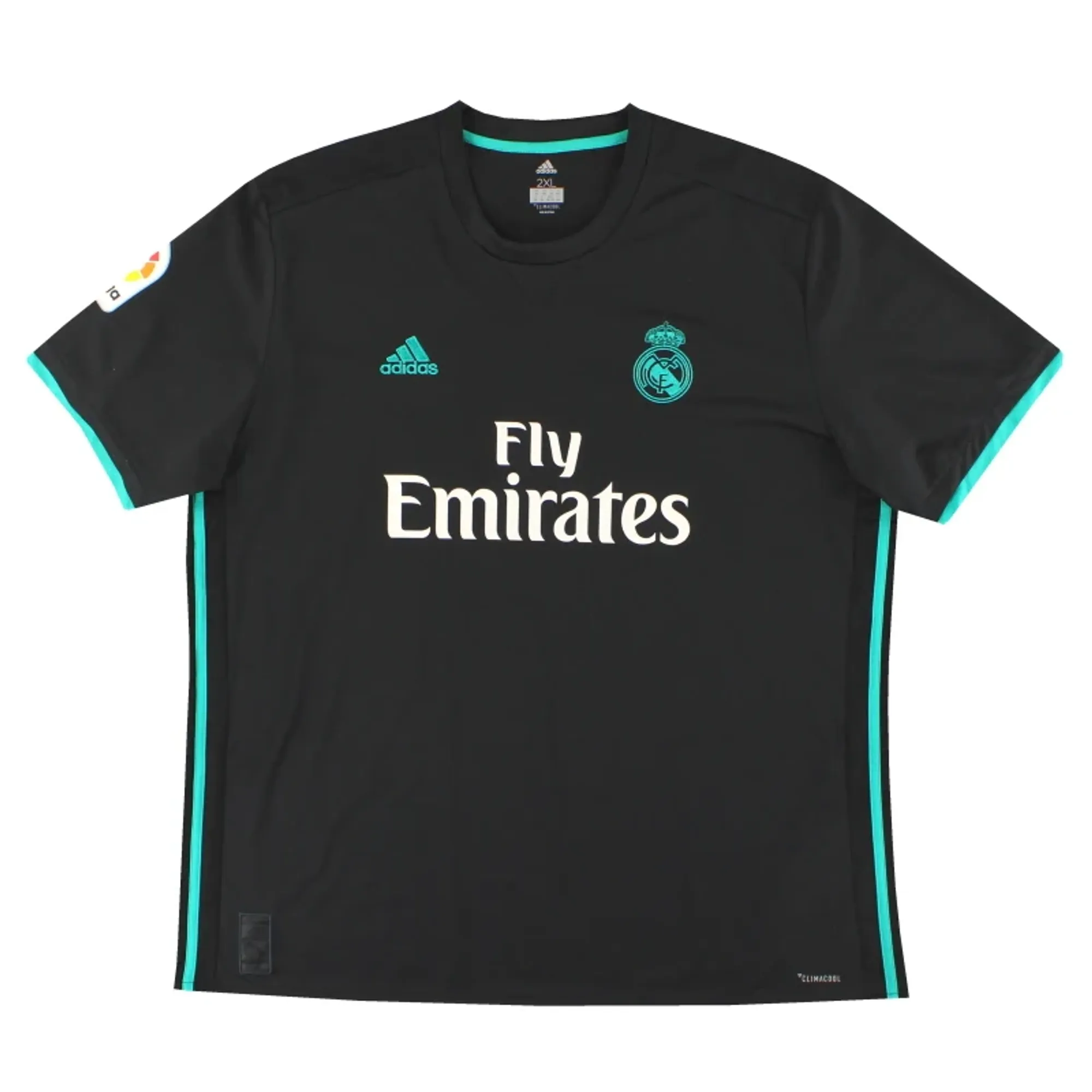 2017-18 Real Madrid adidas Away Shirt *Mint* XXL - Real Madrid / Mint