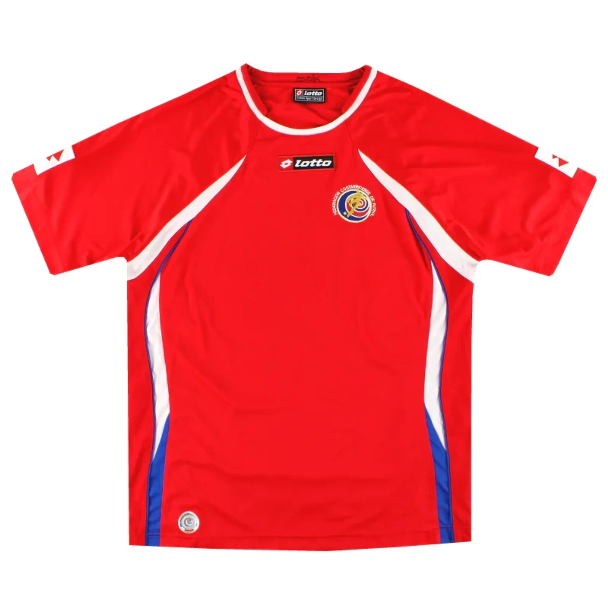 2010-11 Costa Rica Lotto Home Shirt L - North and Central American / Caribbean Zone / Excellent 