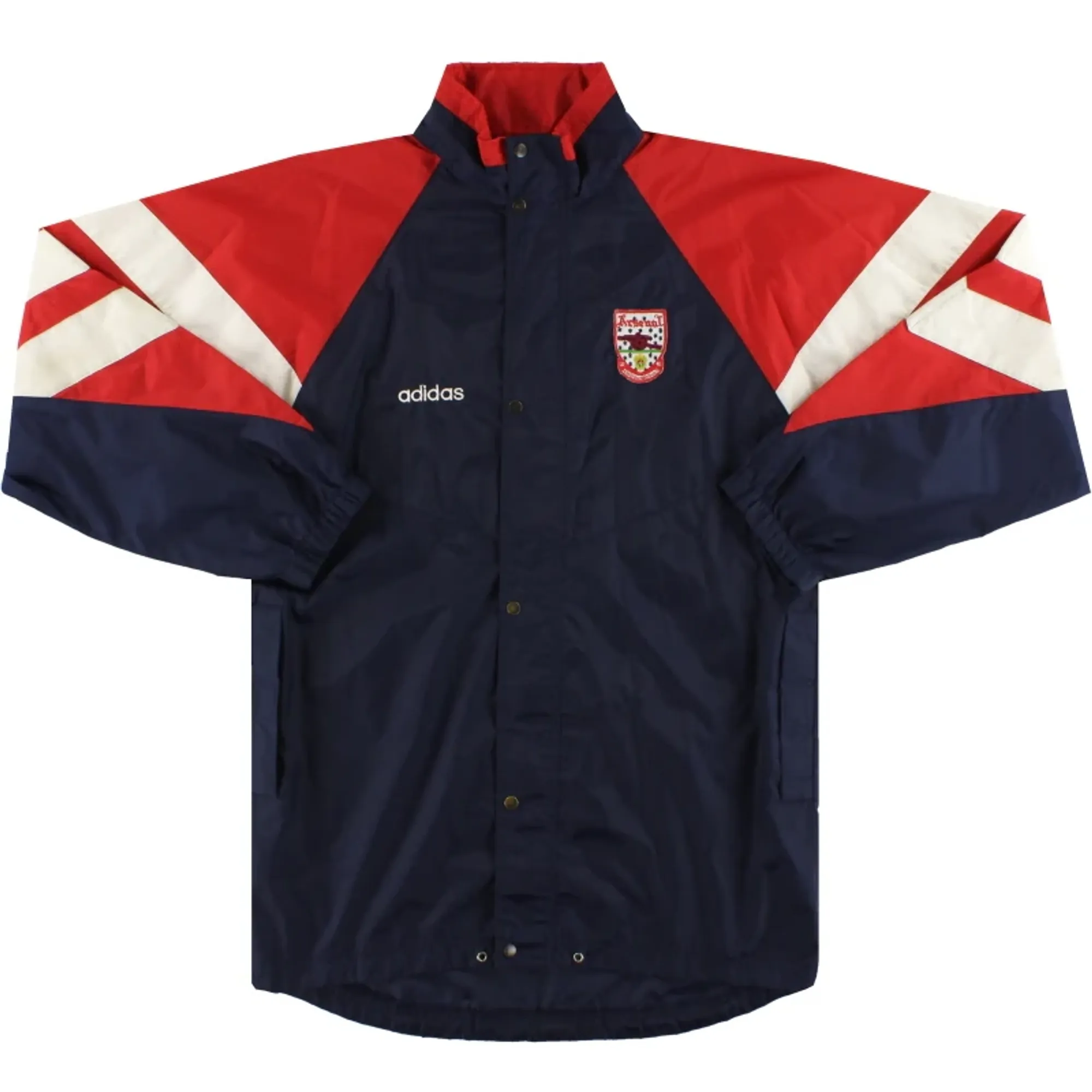 1990-92 Arsenal adidas Rain Coat M - Arsenal / Excellent