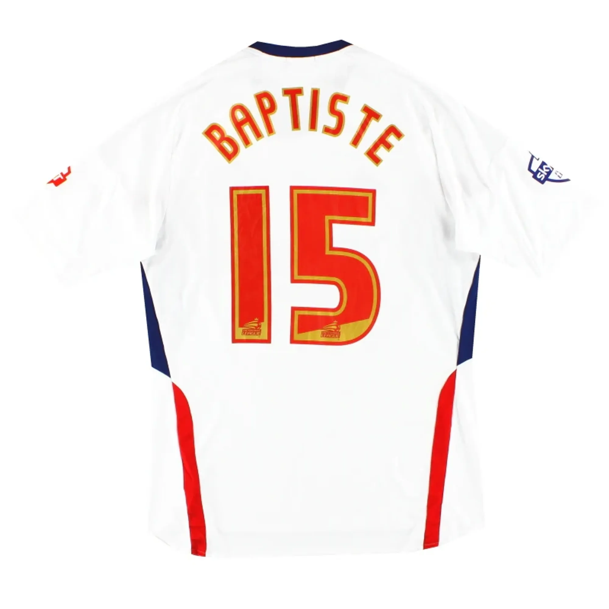2013-14 Bolton adidas Player Issue Home Shirt Baptiste #15 M - Bolton Wanderers / Very good 
