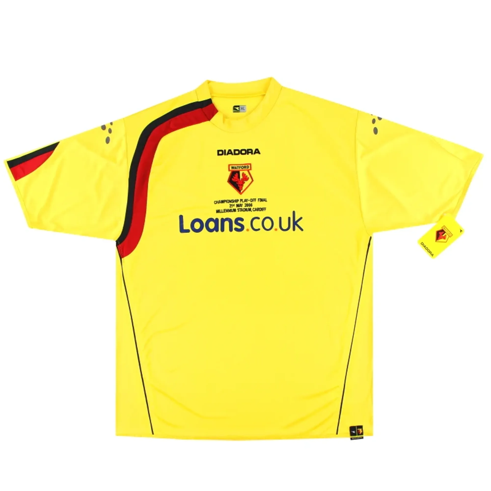 2005-06 Watford Diadora 'Play-off Final' Home Shirt *BNIB* XL - Watford / BNIB 