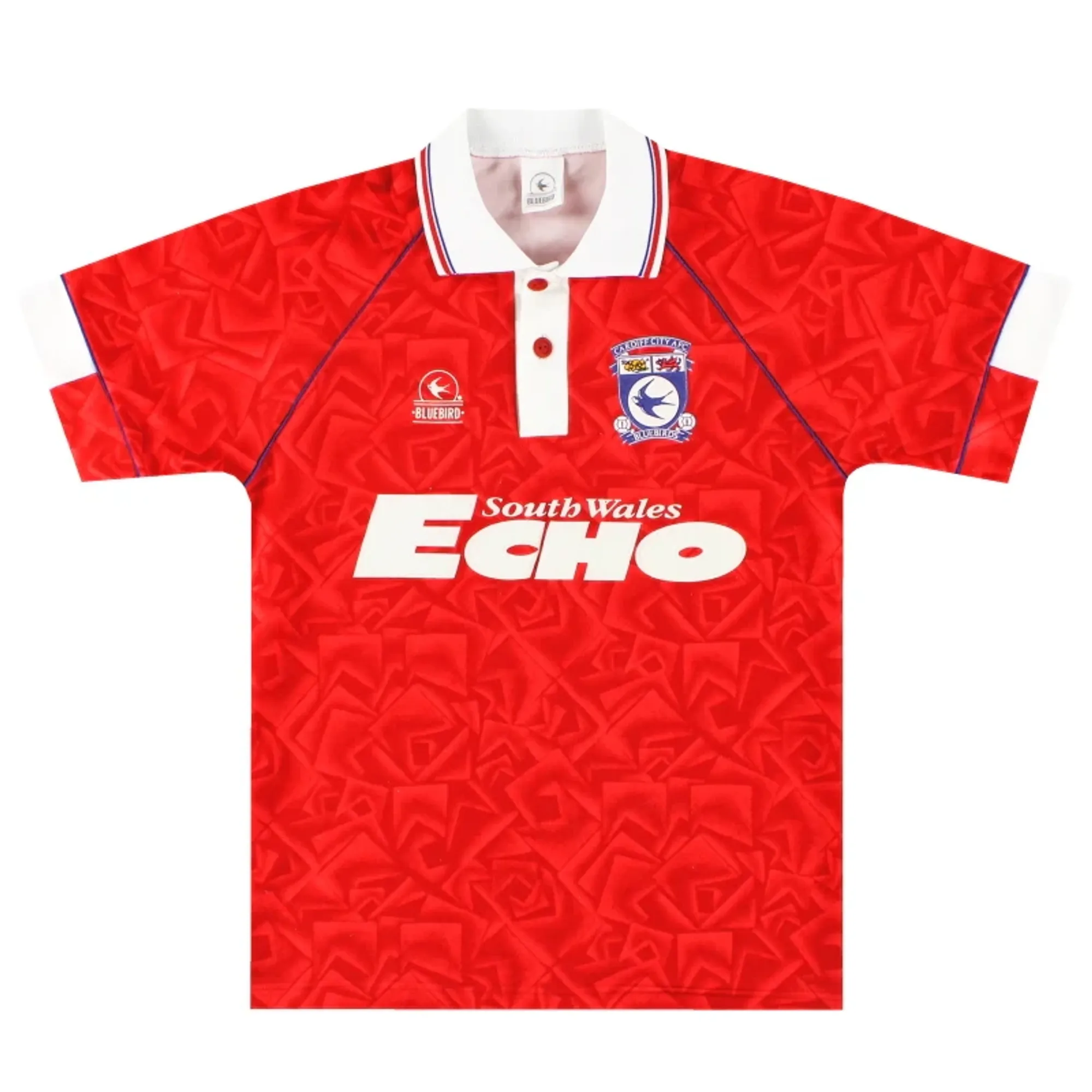 1992-93 Cardiff City Away Shirt S - Cardiff City / Excellent