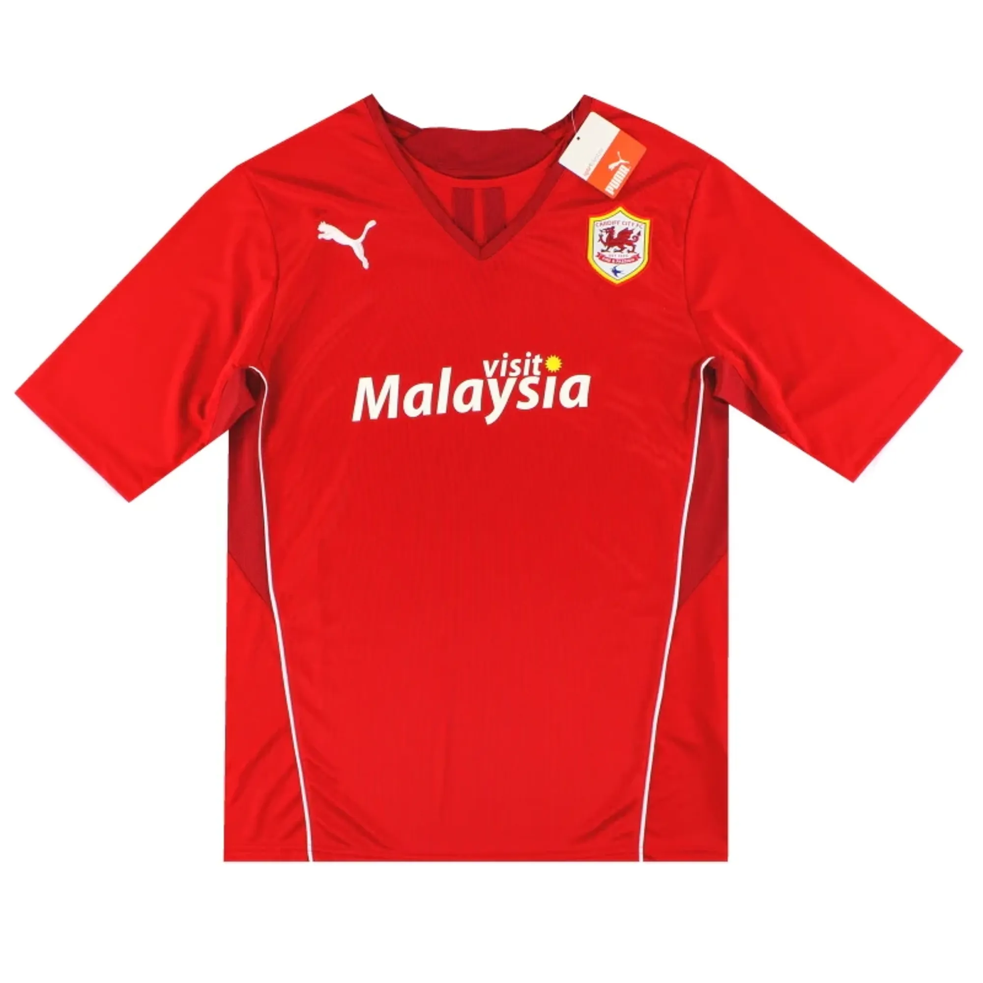 2013-14 Cardiff Puma Home Shirt *w/tags* L - Cardiff City / w/tags 