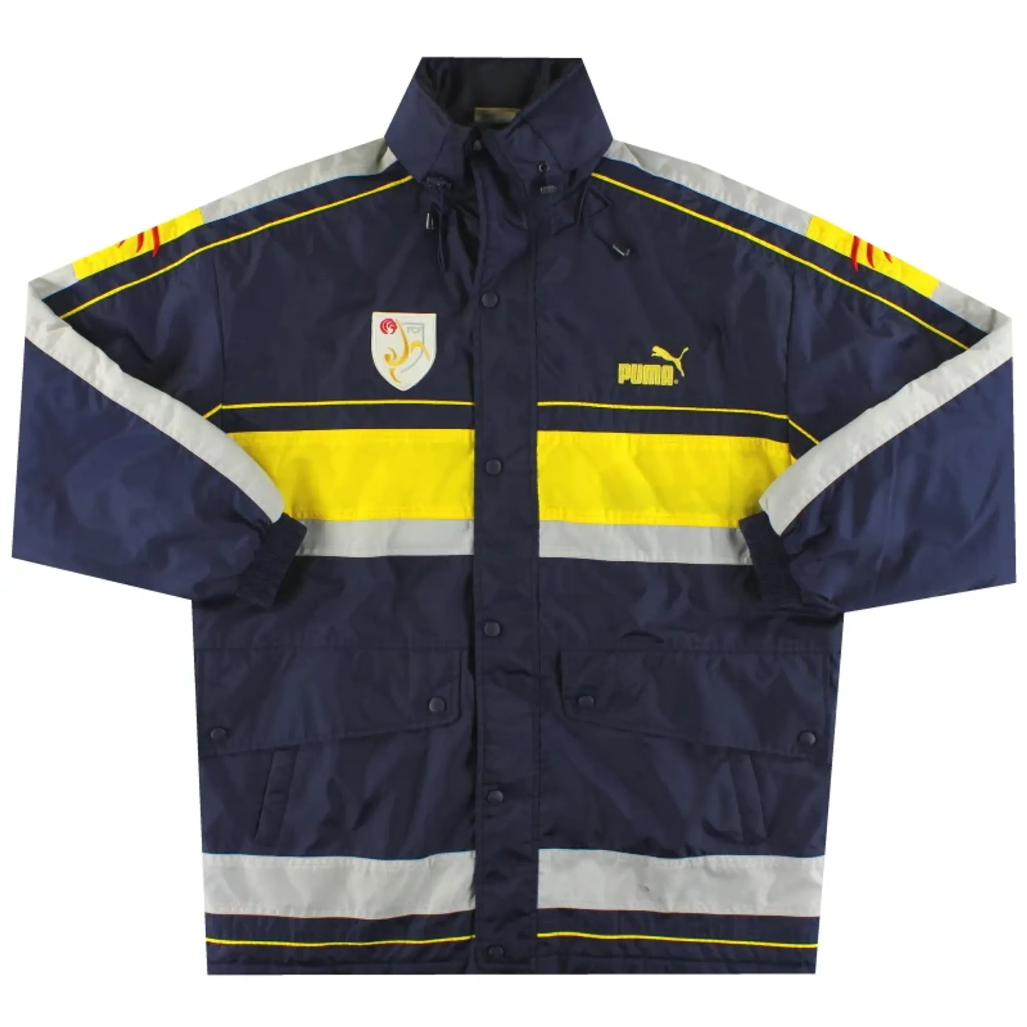 2005-07 Catalunya Puma Padded Bench Coat M - Other European / Excellent 