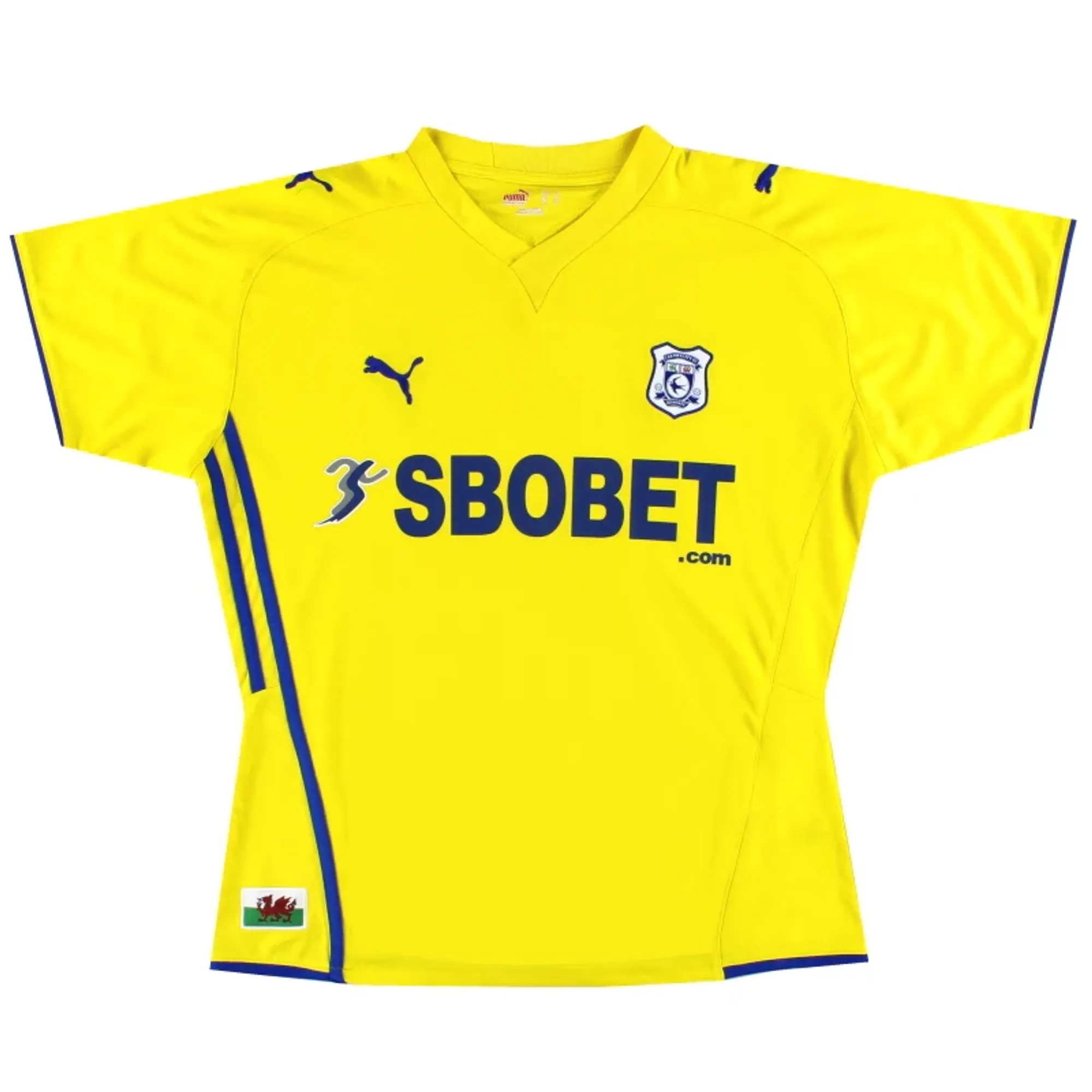 2009-10 Cardiff Puma Away Shirt Women's 14 - Cardiff City / Excellent 