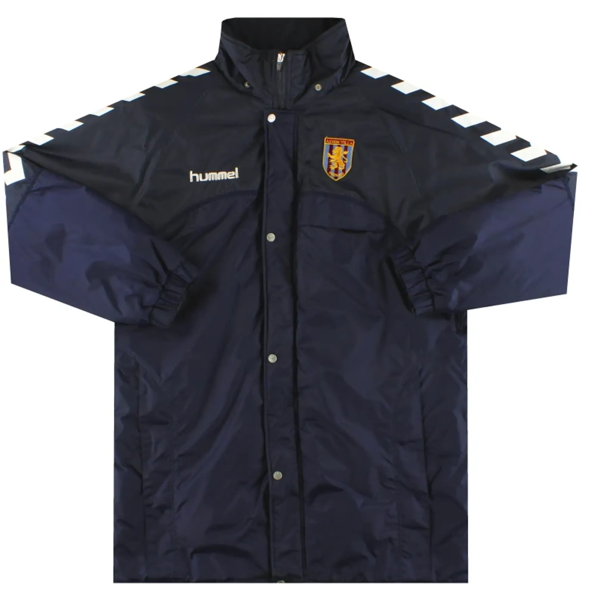 2005-06 Aston Villa Hummel Padded Bench Coat L - Aston Villa / Excellent 