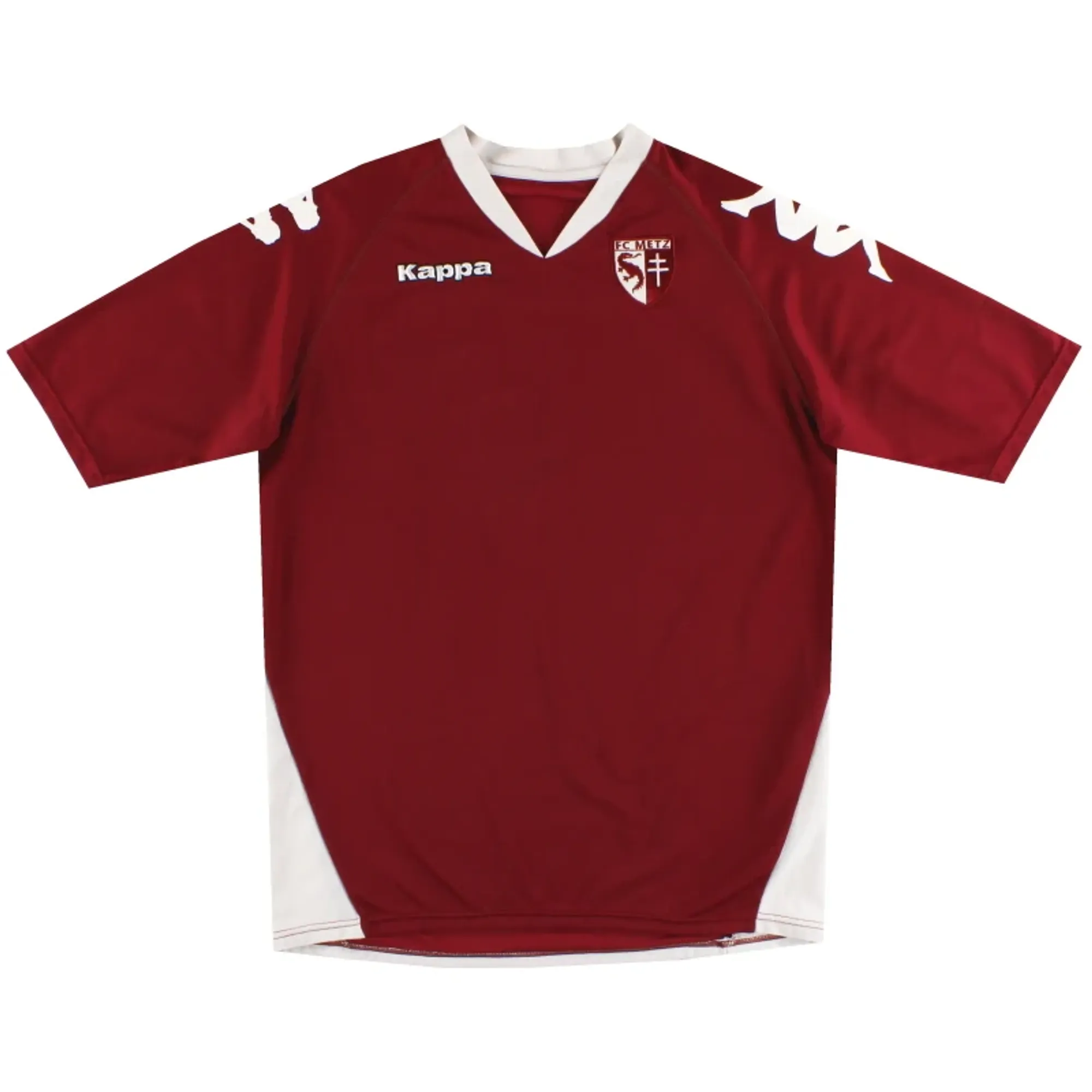 2007-08 FC Metz Kappa Home Shirt XL - Other French Clubs / Very Good 