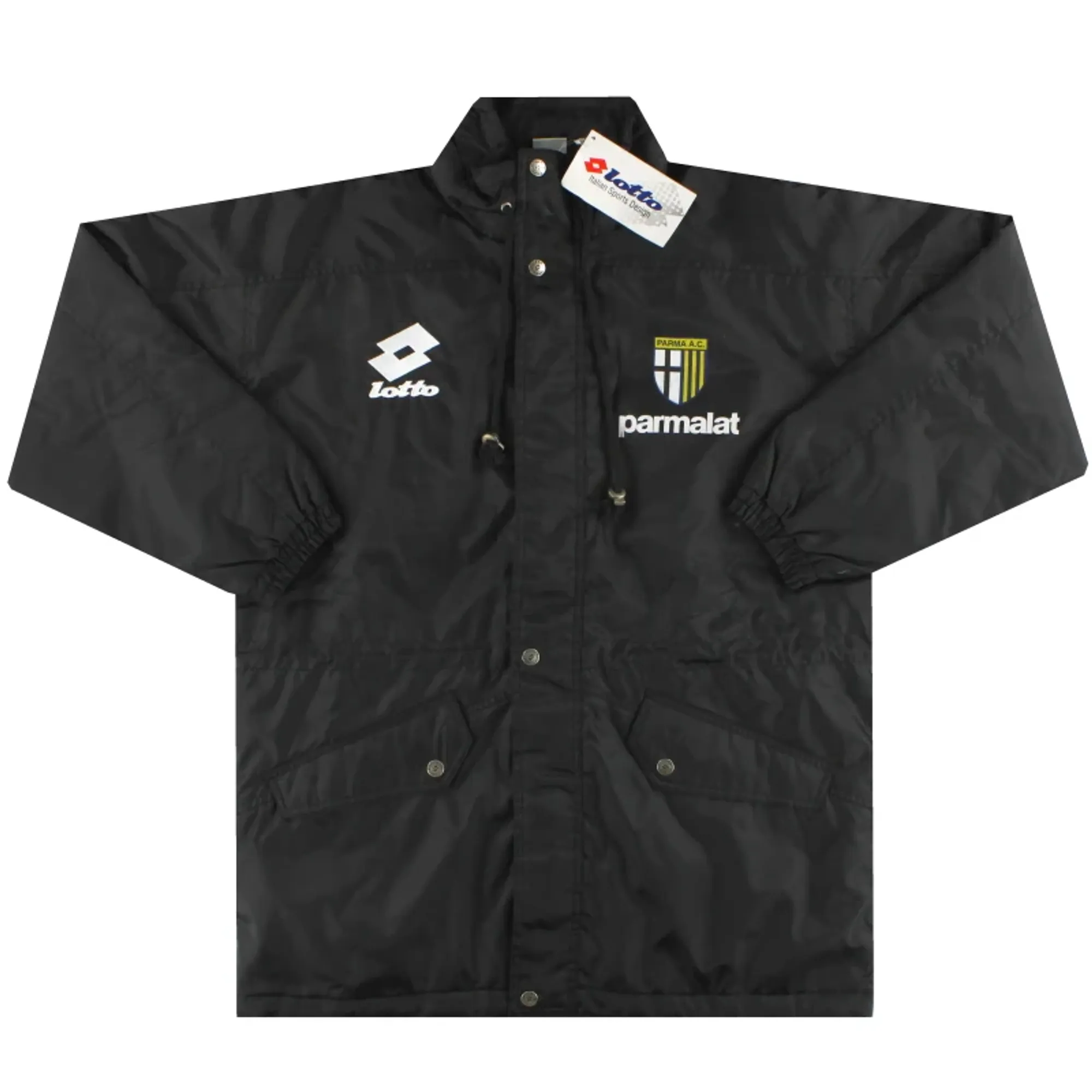 1998-99 Parma Lotto Padded Bench Coat *w/tags* L - Parma / w/tags