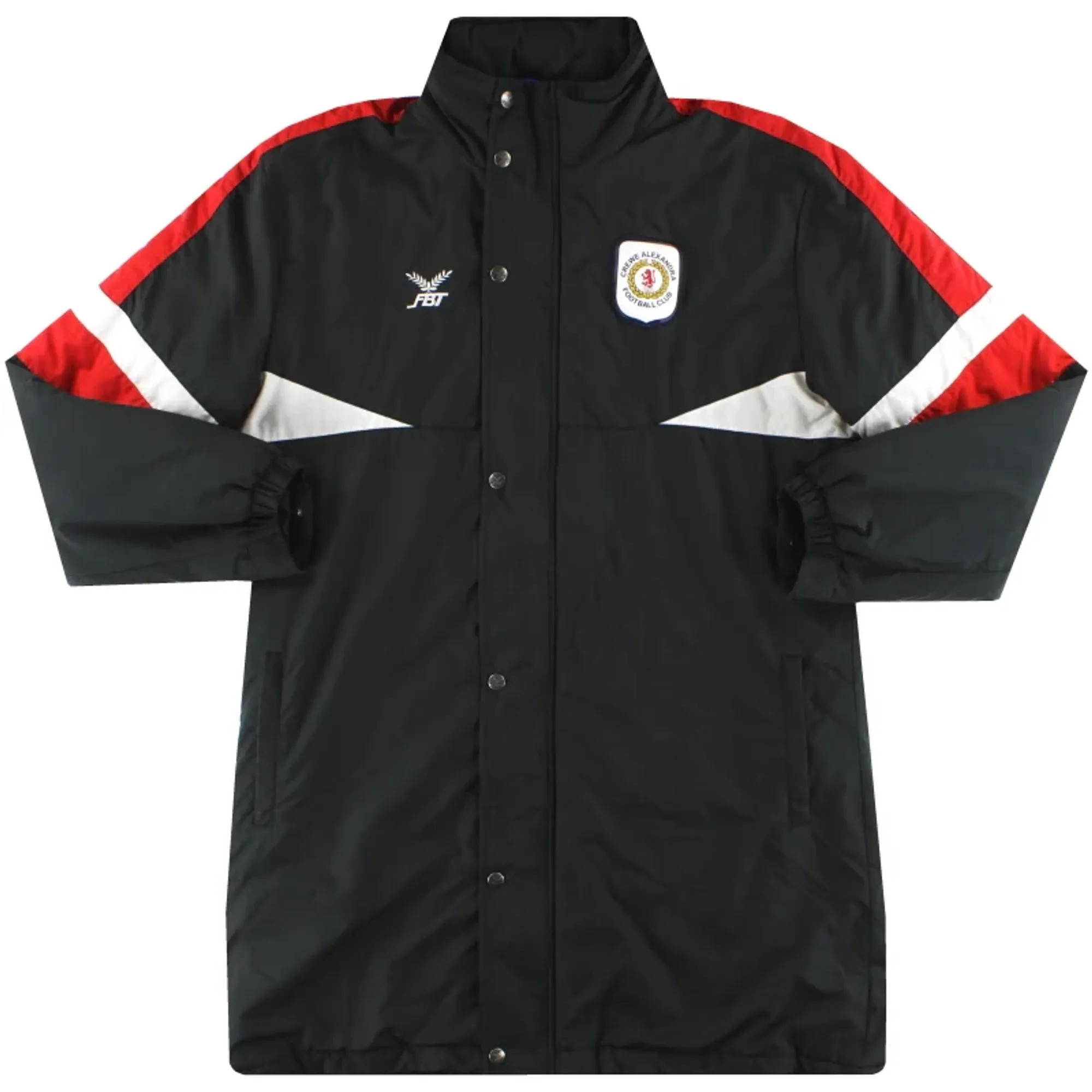2018-19 Crewe Alexandra FBT Padded Bench Coat M - Crewe Alexandra / Excellent 